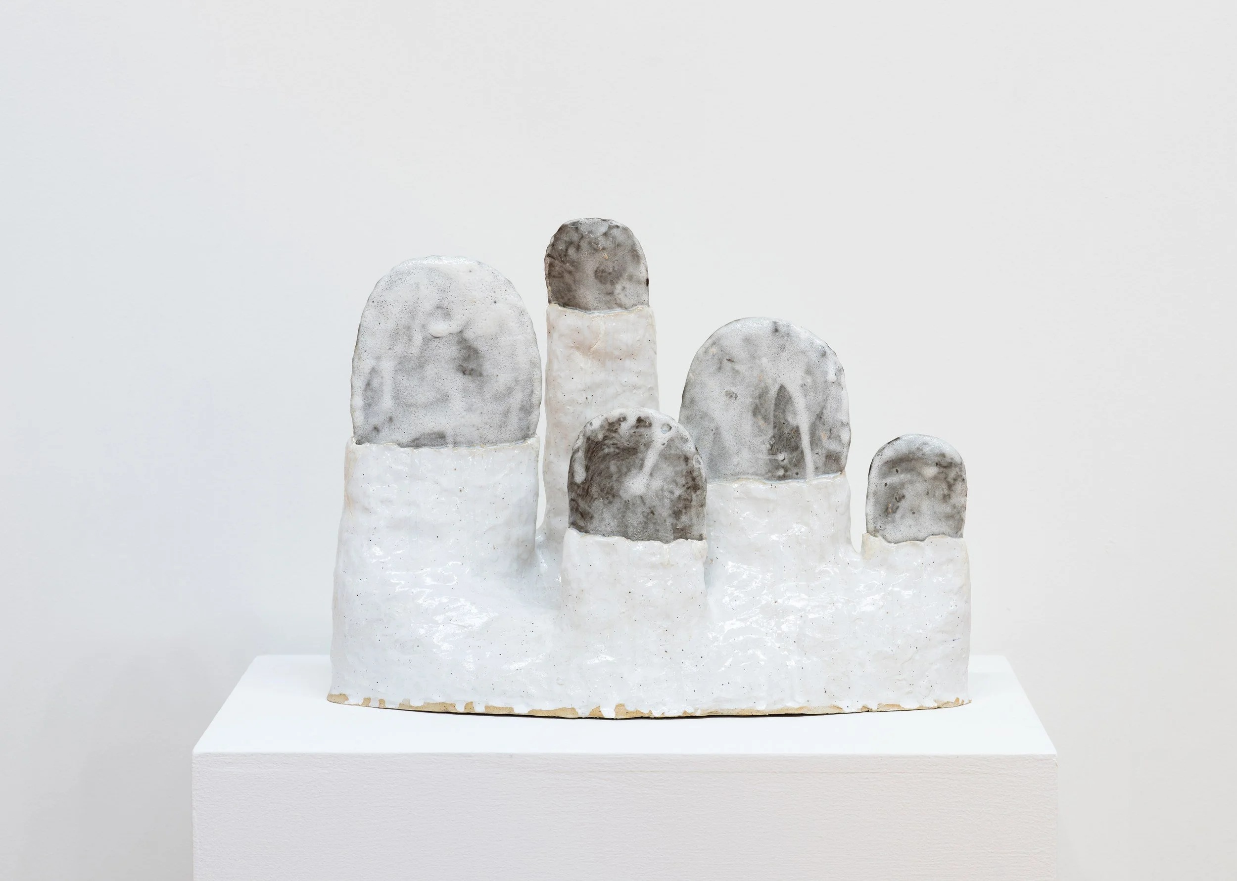  Flat #2, 2024  Glazed ceramic  12 × 16 × 6.5 inches 