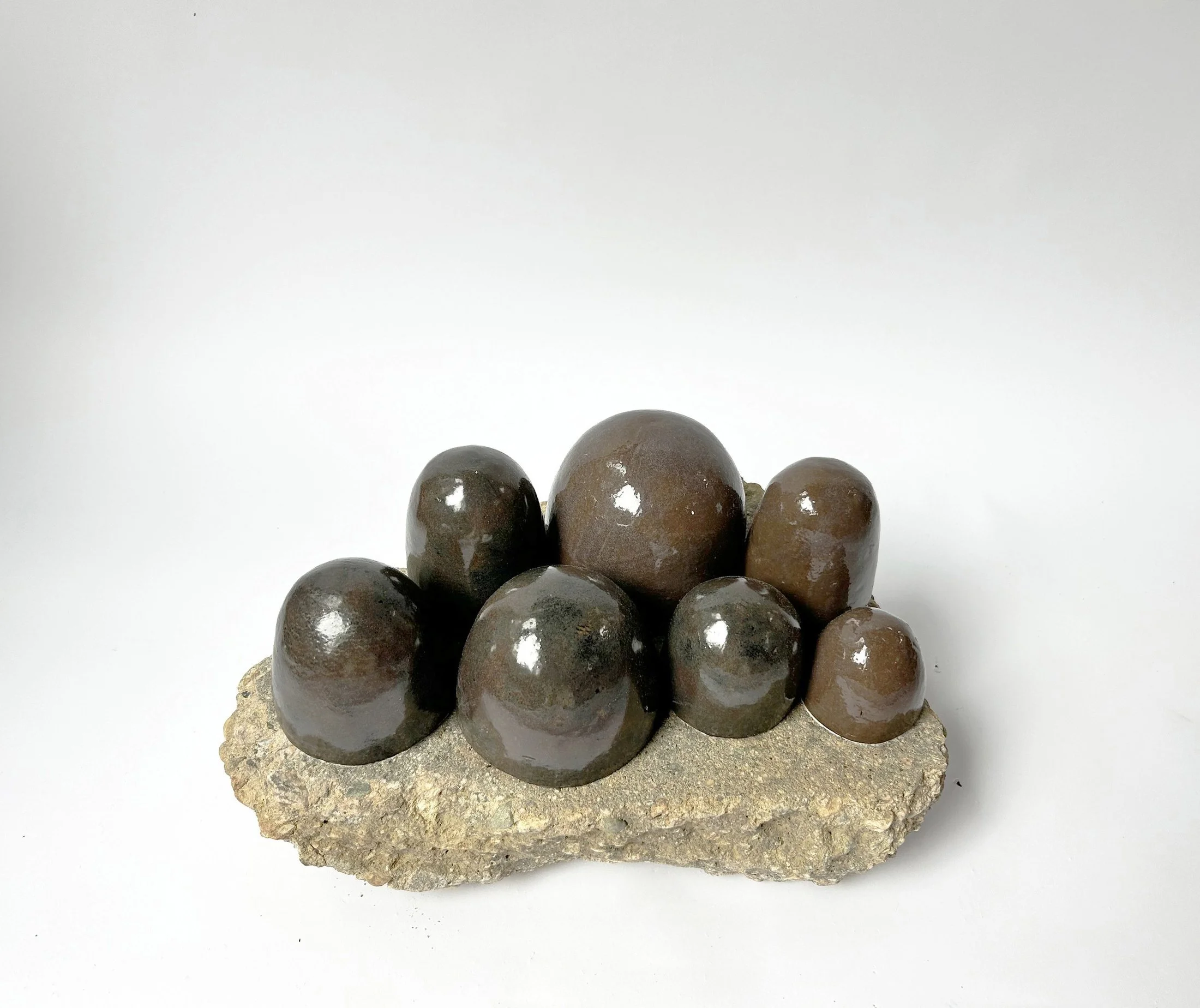  TC #17, 2025  Concrete and glazed ceramic  8 × 13 × 10 inches 