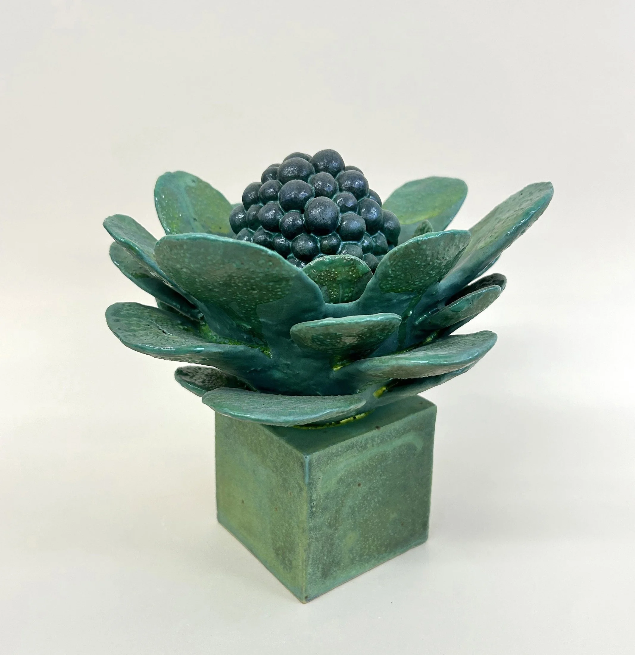  TC #30, 2025  Glazed ceramic  8 × 8 × 8 inches 