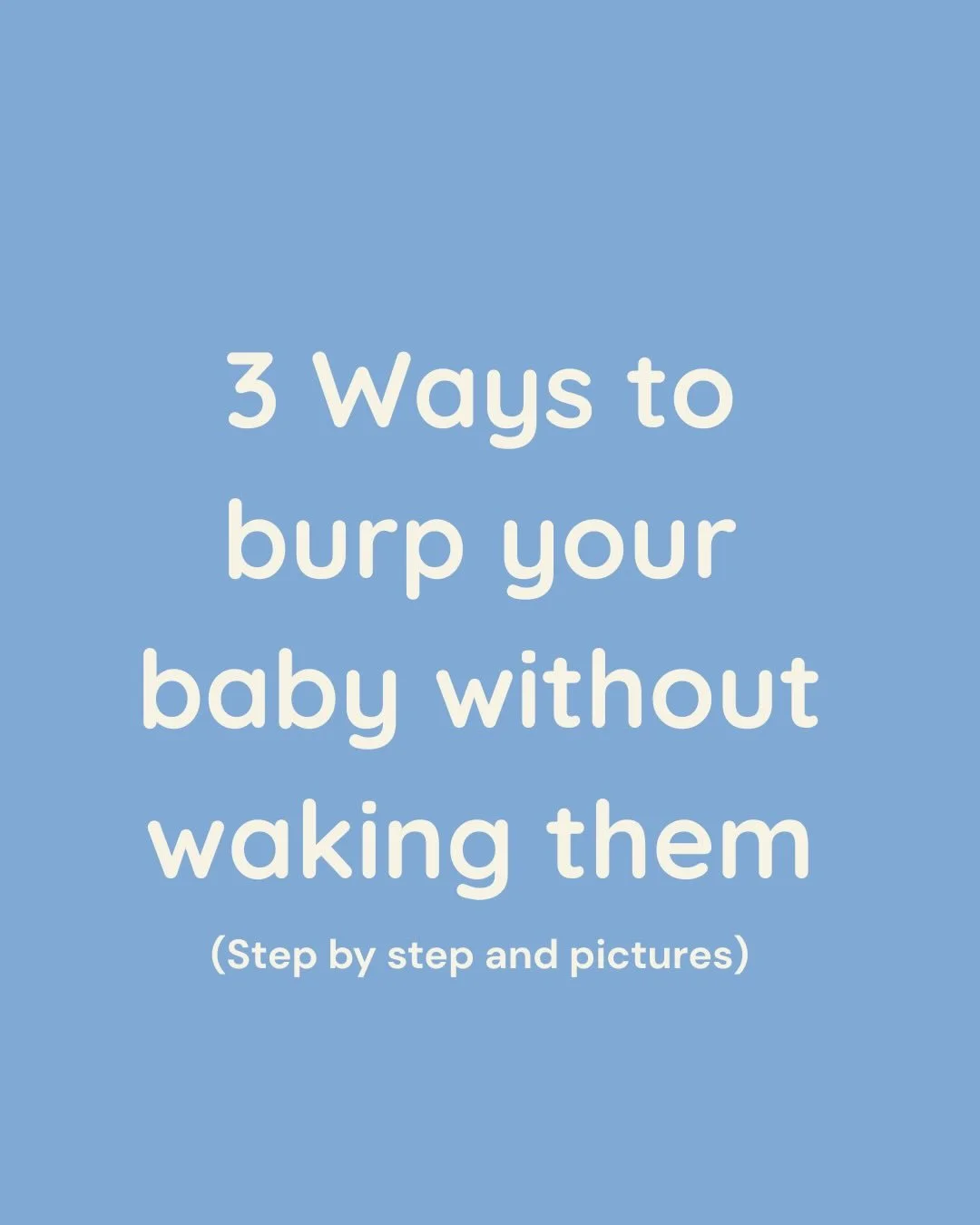 3 ways to burp your baby without waking them and why it actually matters

So many parents skip burping at night because they don&rsquo;t want to wake their baby. But trapped wind is one of the biggest reasons babies won&rsquo;t settle after a feed. N