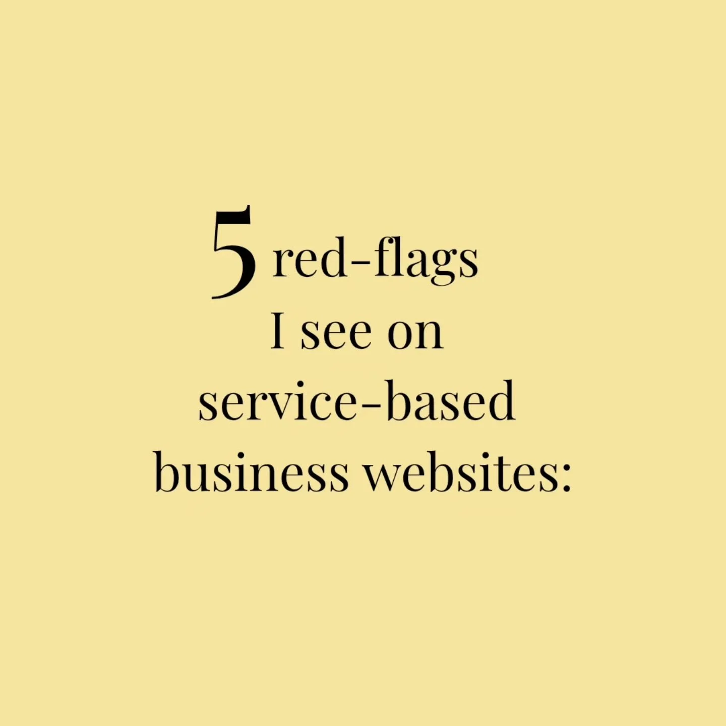 Does your small business have any of these "red flags" on your website? 

I can help you optimize your website with copy that attracts new clients! Send me a DM to get started. 

#websiteredflags
#website copy
#haltonwriter
#burlingtoncopyw