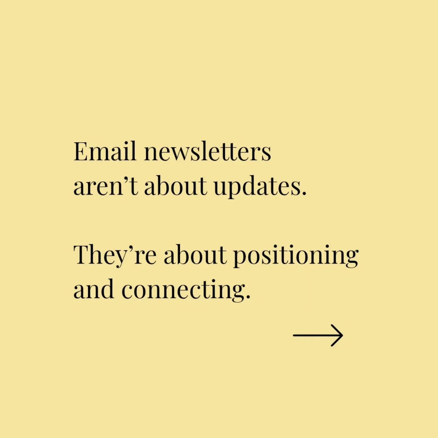 Do your e-newsletters just give updates, or do you connect with your audience in real ways? 

Developing the relationship with your clients and customers builds authority and trust, and this is especially important if you're a service-based business.