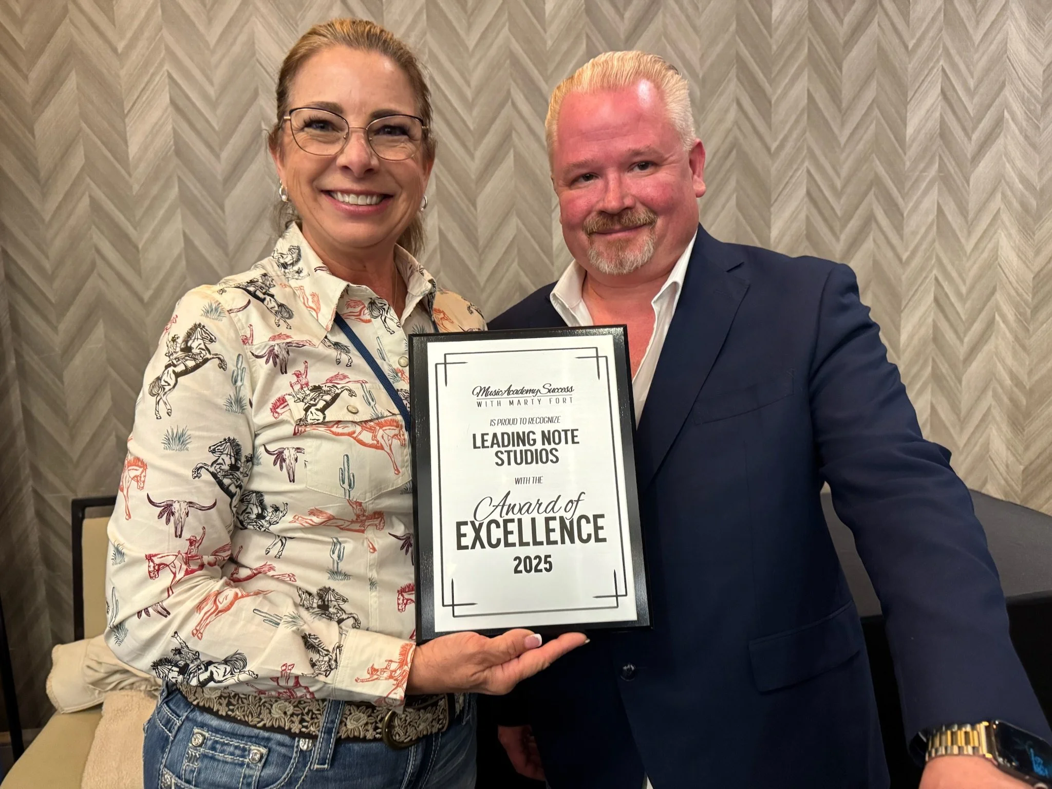 Music Educator and Business Owner Honored for Teaching Excellence