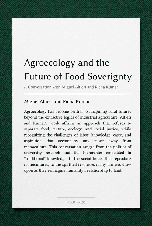 Agroecology and the Future of Food Sovereignty