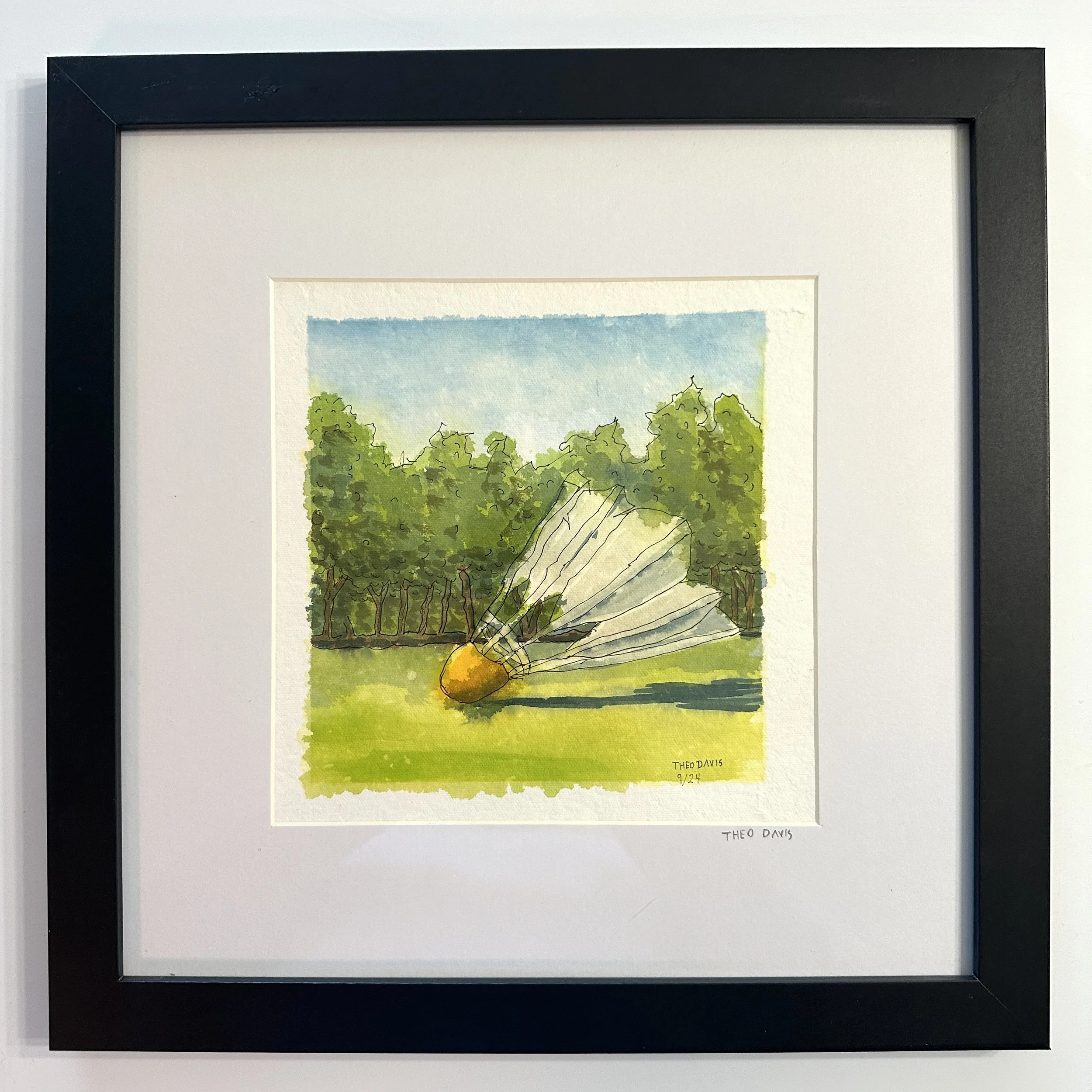 Theo's First Kansas City Watercolor Original