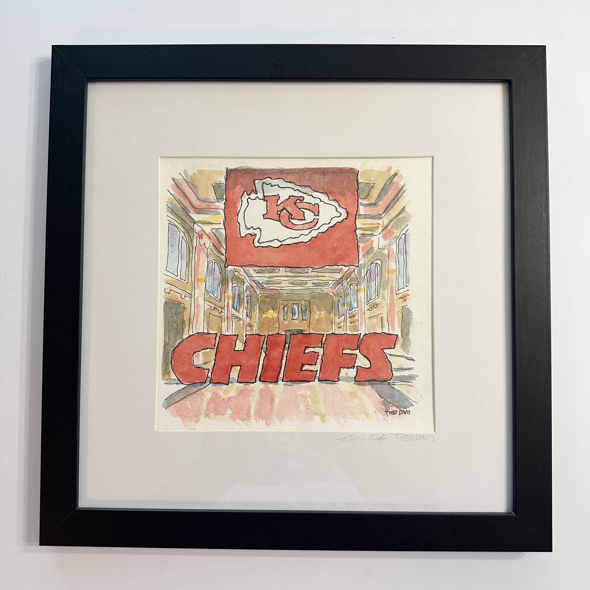 Chiefs Sign & Flag at Union Station