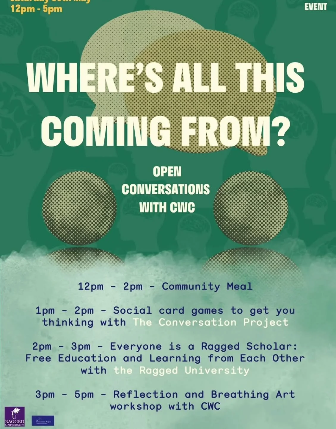 @convo.project is officially out of hibernation and we're really excited to be taking part in this "open conversations" themed event next Saturday at @communitywellbeingcollective in Wester Hailes #edinburgh #itsgoodtotalk #humanconnection 