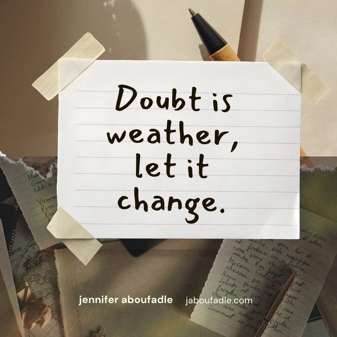 I feel like I am constantly battling the voices that whisper insults at me.

I hope this little reminder helps someone, like me, who struggles with doubt.

#doubt #keepgoing #Muslimwriter #womeninwriting #womenwriter #muslimwritersofinstagram #muslim