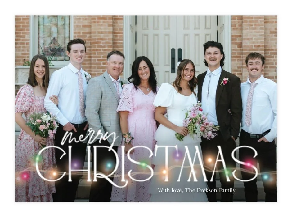 FROM MY FAMILY TO YOURS, MERRY CHRISTMAS! If I had made a Christmas card this would have been it&hellip; Here is a snippet of a big event of our past year. Little sister wanted a dance party at her wedding and that&rsquo;s exactly what she got! Thank