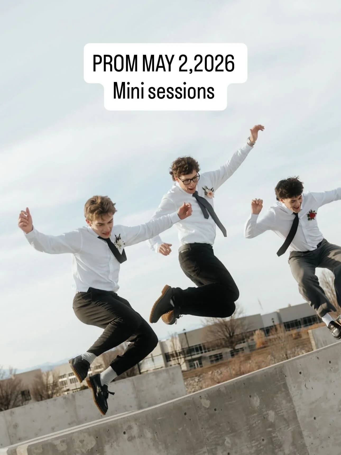 State Capitol Prom group mini sessions- 
.
4:00PM -Booked 
4:30PM- Booked 
5:00PM- available 
5:30PM- available 
6:00PM- Booked 
6:30PM- Available 
. 
$35 per couple. Groups up to 6 couples need 30 minutes. 7+couples need an hour. 
.
DM to schedule y