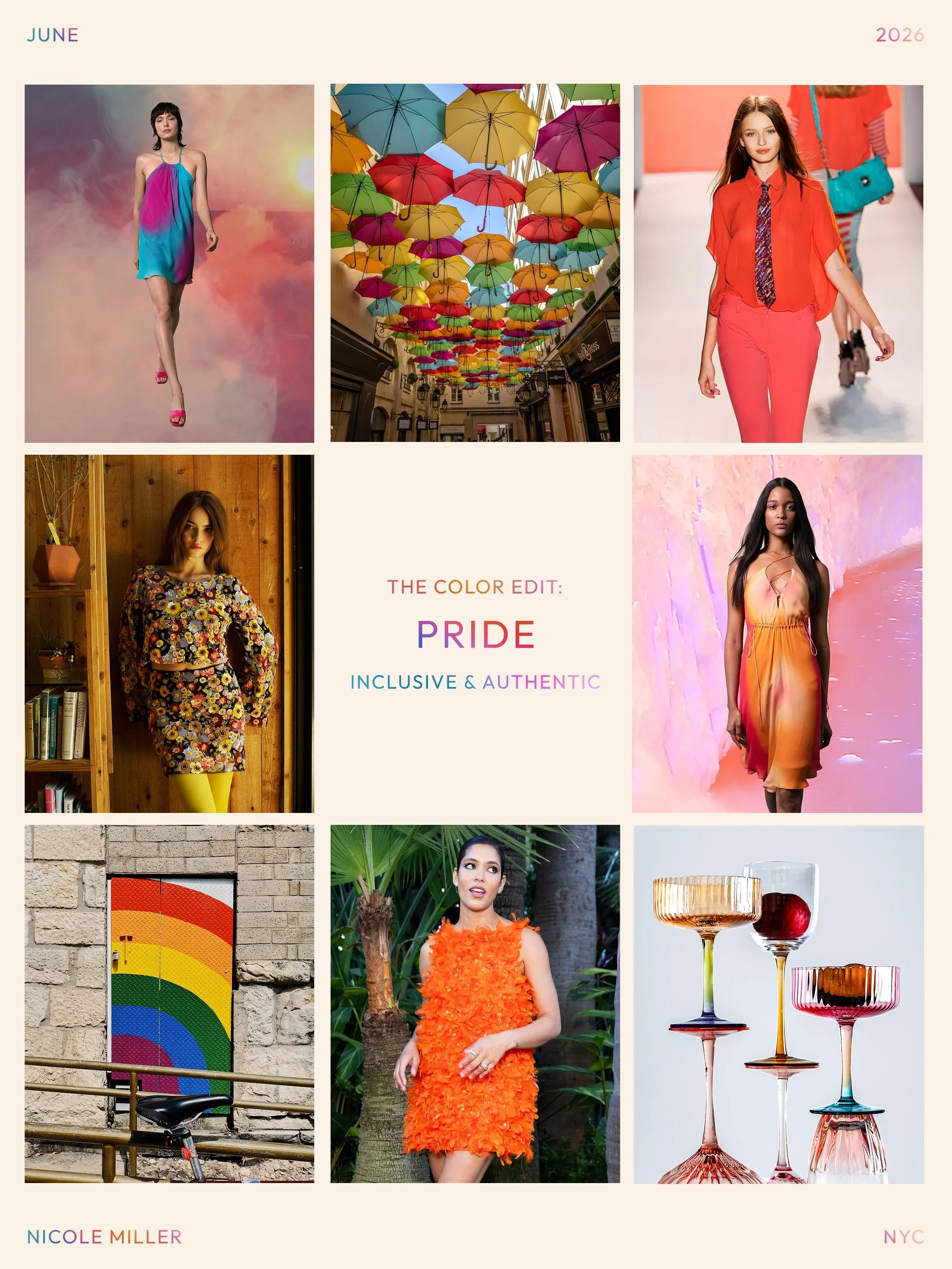 June&rsquo;s Color Edit: Pride Edition 🌈

A month celebrating individuality, confidence, and showing up exactly as you are ❤️