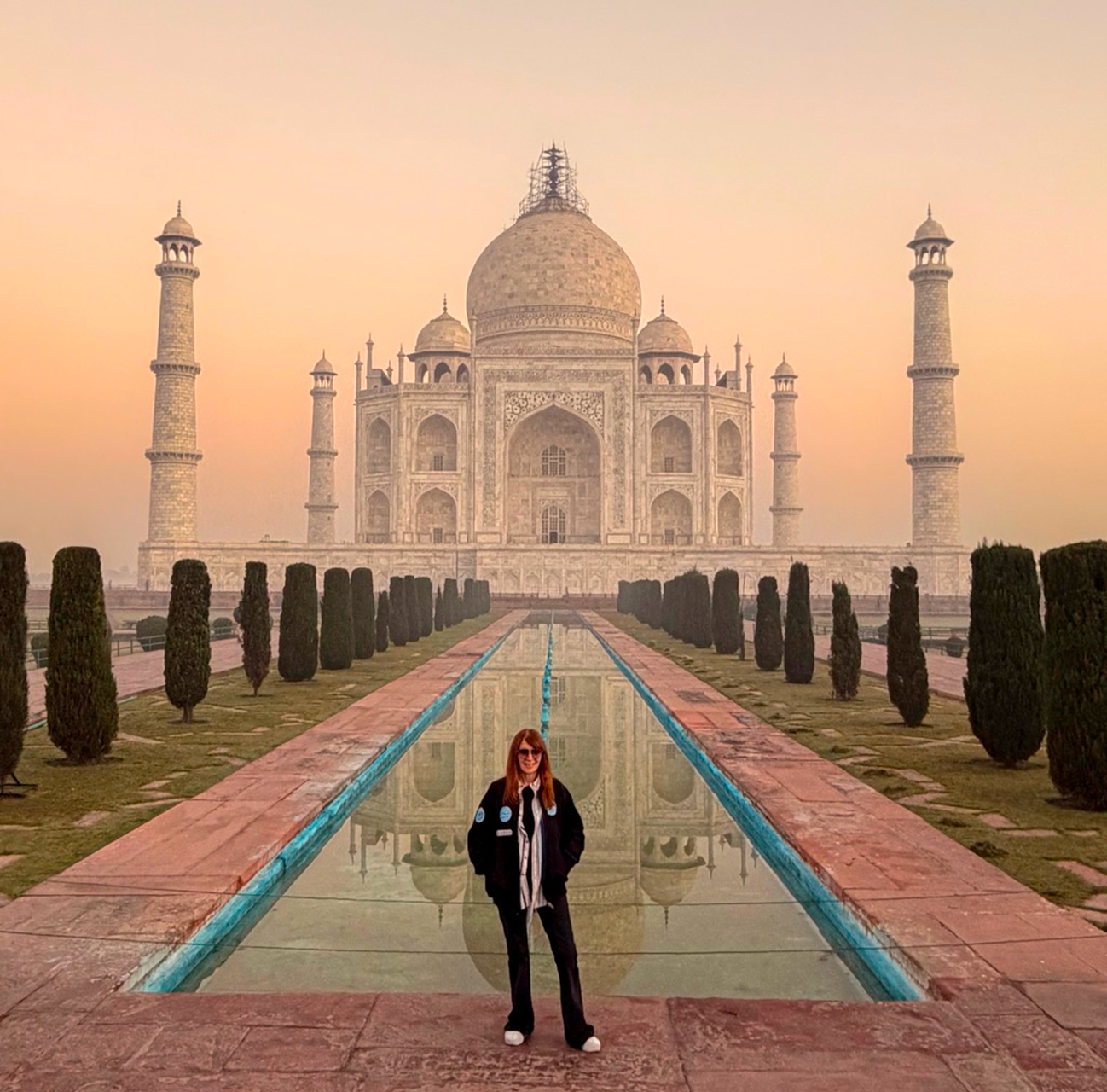 Sunrise at the Taj Mahal