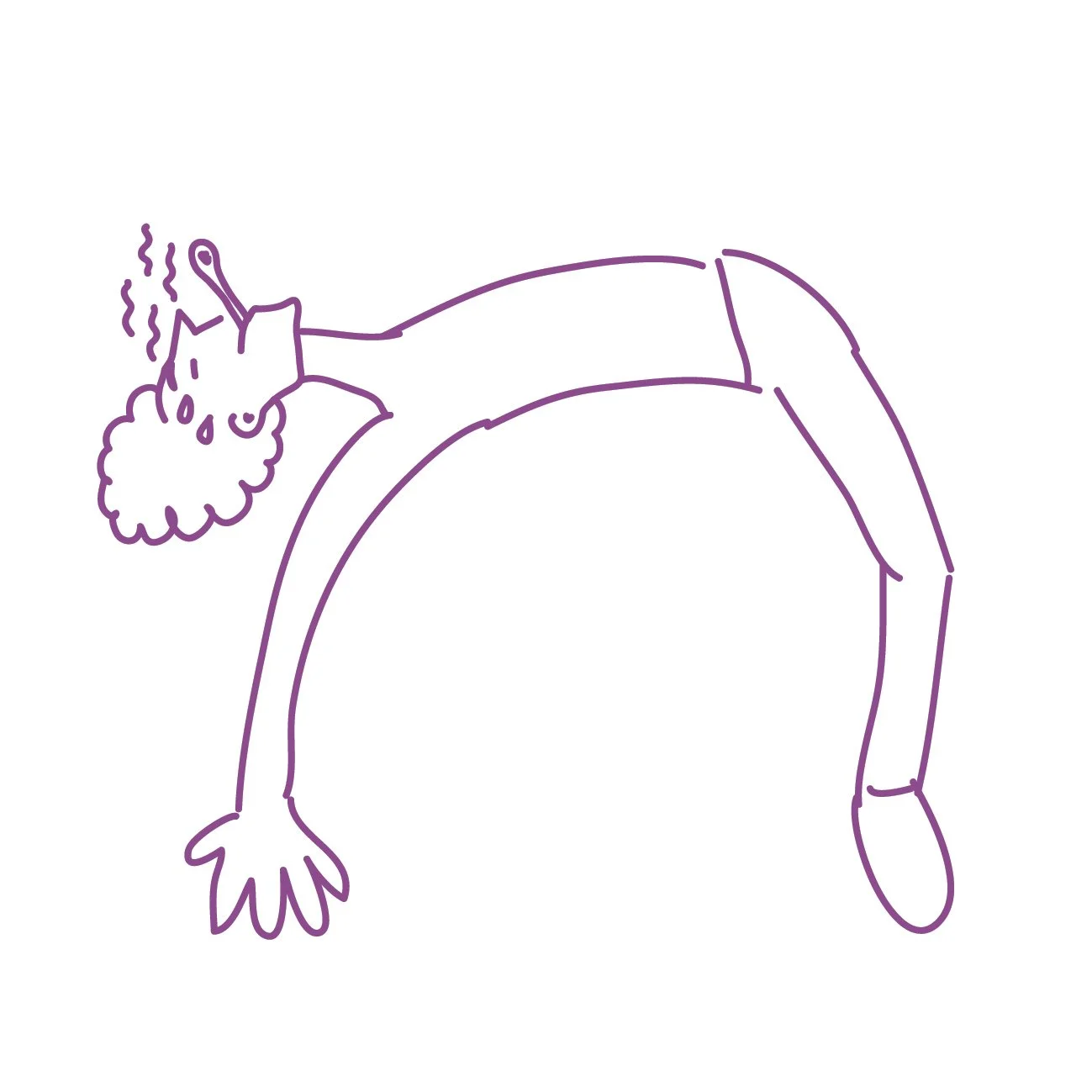 En 55 år gammel mann med endret avføringsmønster