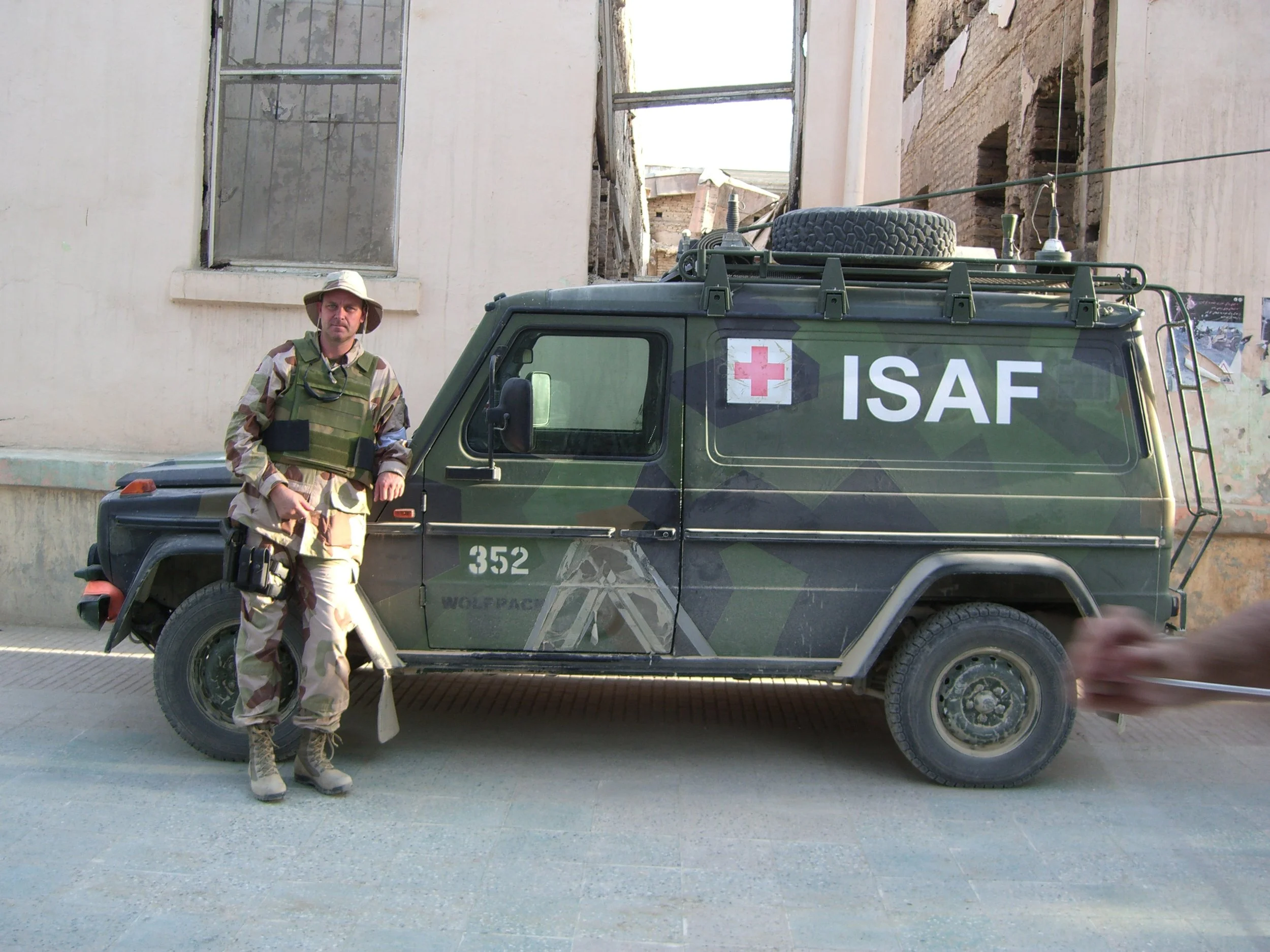 Lars Fredrik Norum i Afghanistan