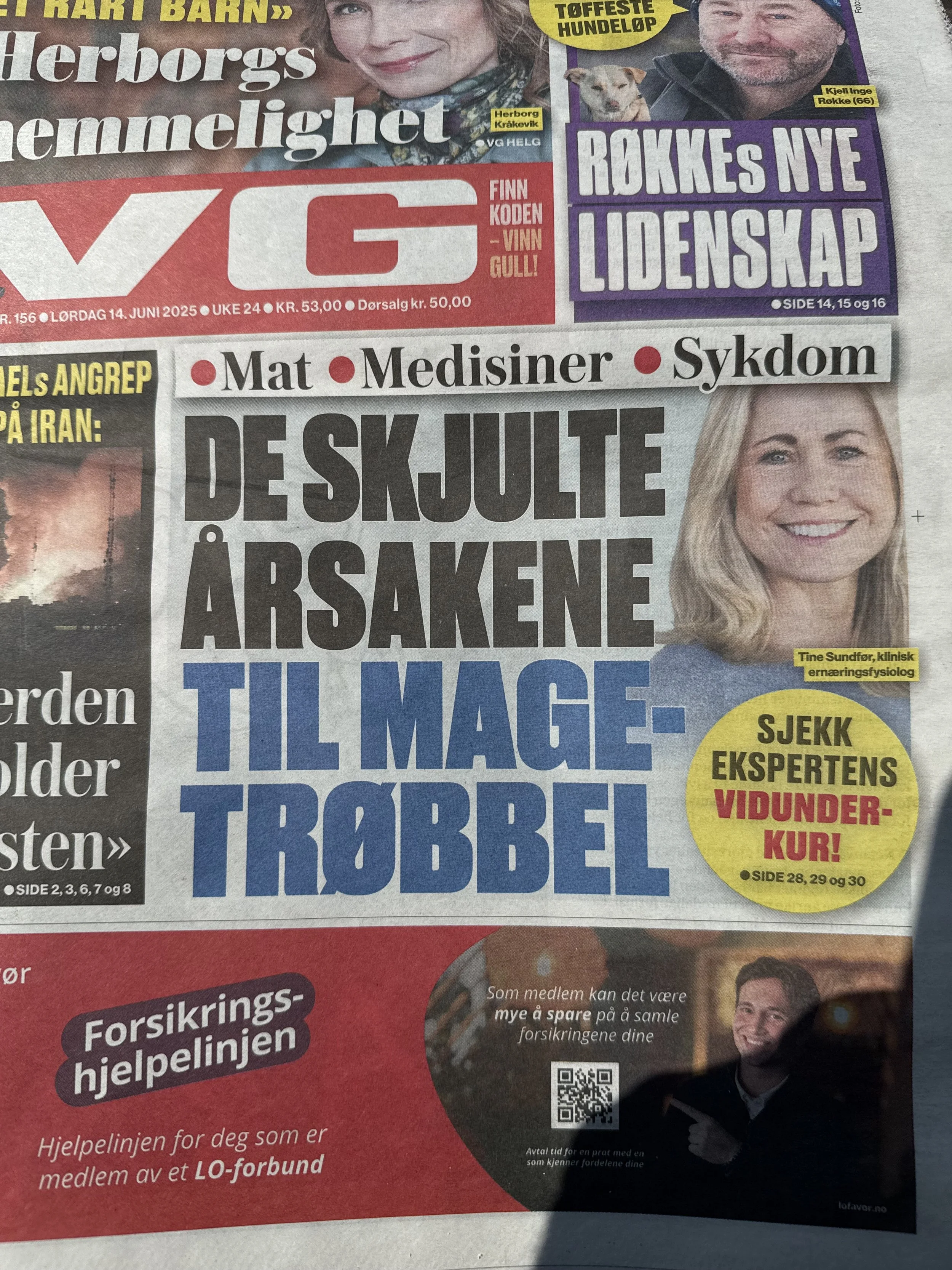 Lars Fredrik Norum - Forsiden av VG