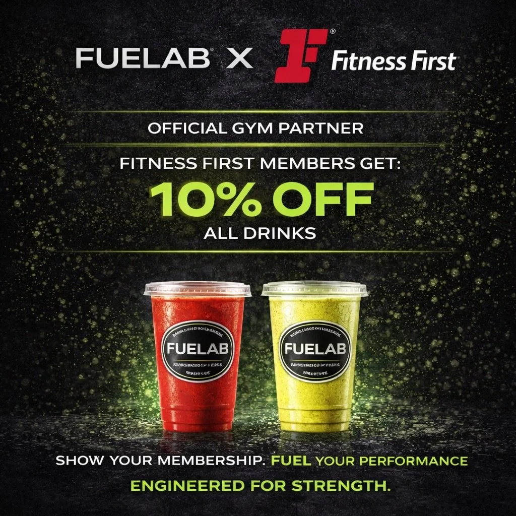 Fuelab &times; Fitness First

We&rsquo;re now the official gym partner.

Fitness First members get 10% off.

Show your membership.
Fuel your performance.

Hydration. Protein. Performance.
Engineered for Strength.

#partnership #basingstoke #protein #