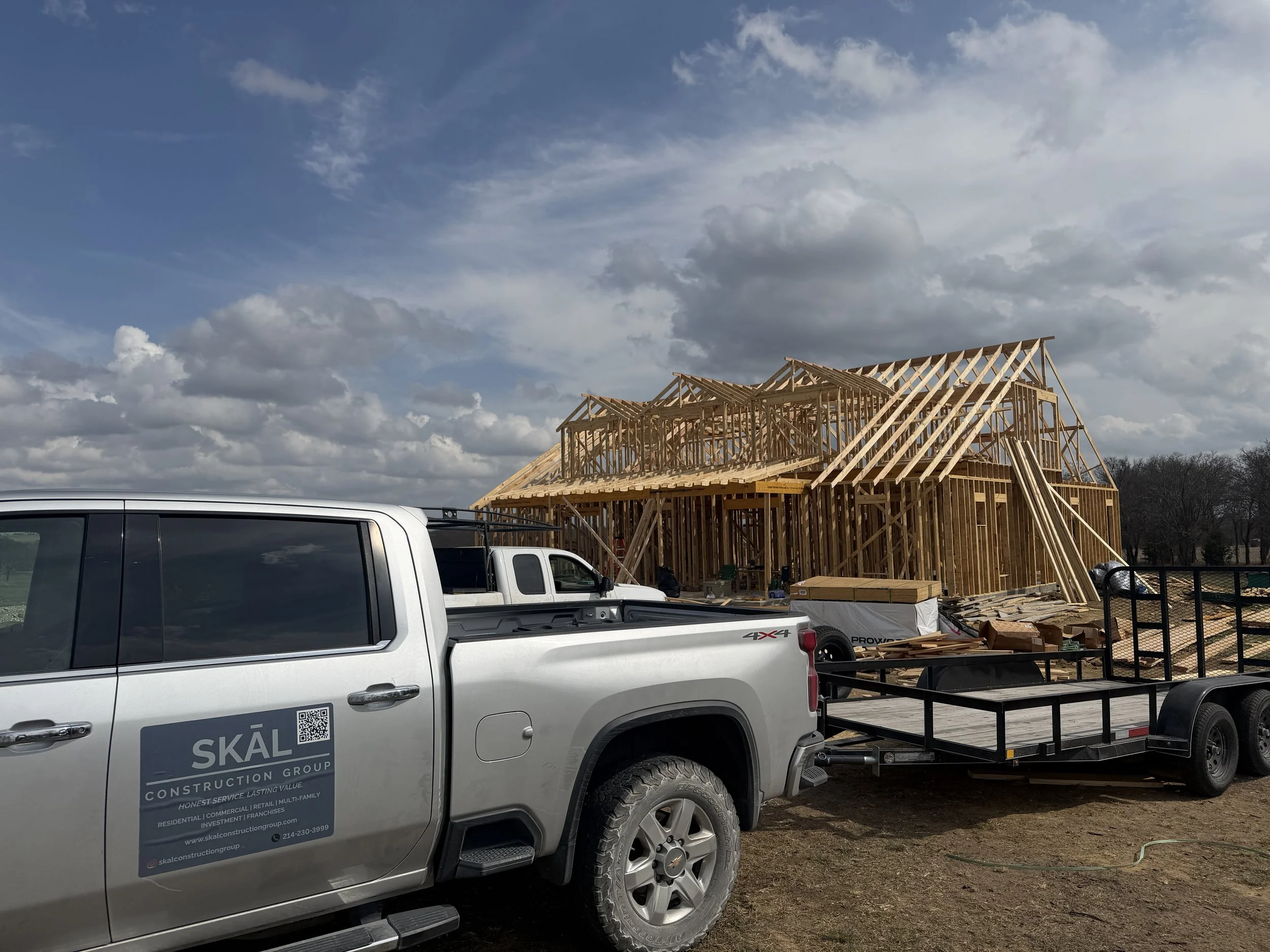 Custom Home Under Construction