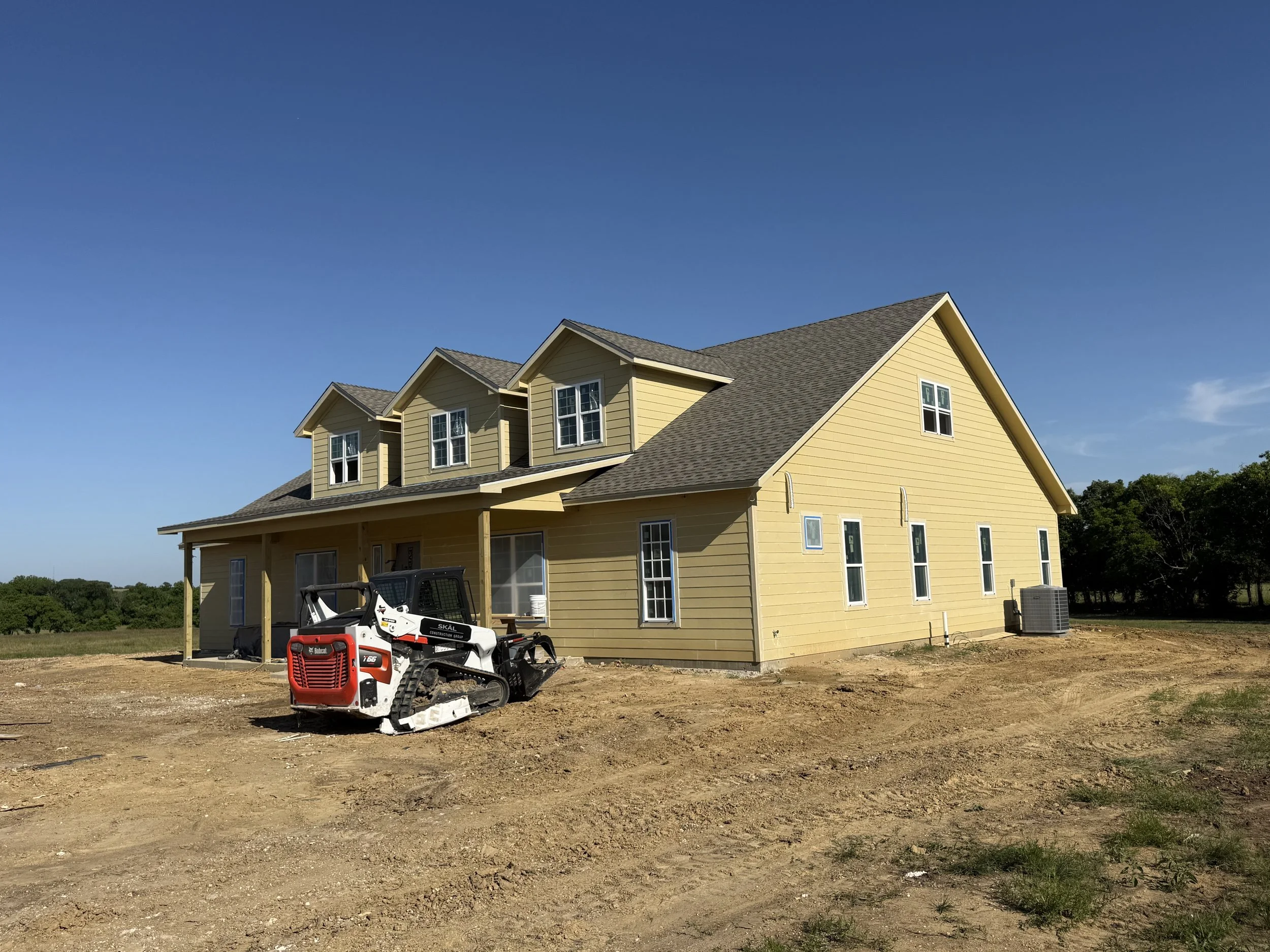 Custom Home Under Construction