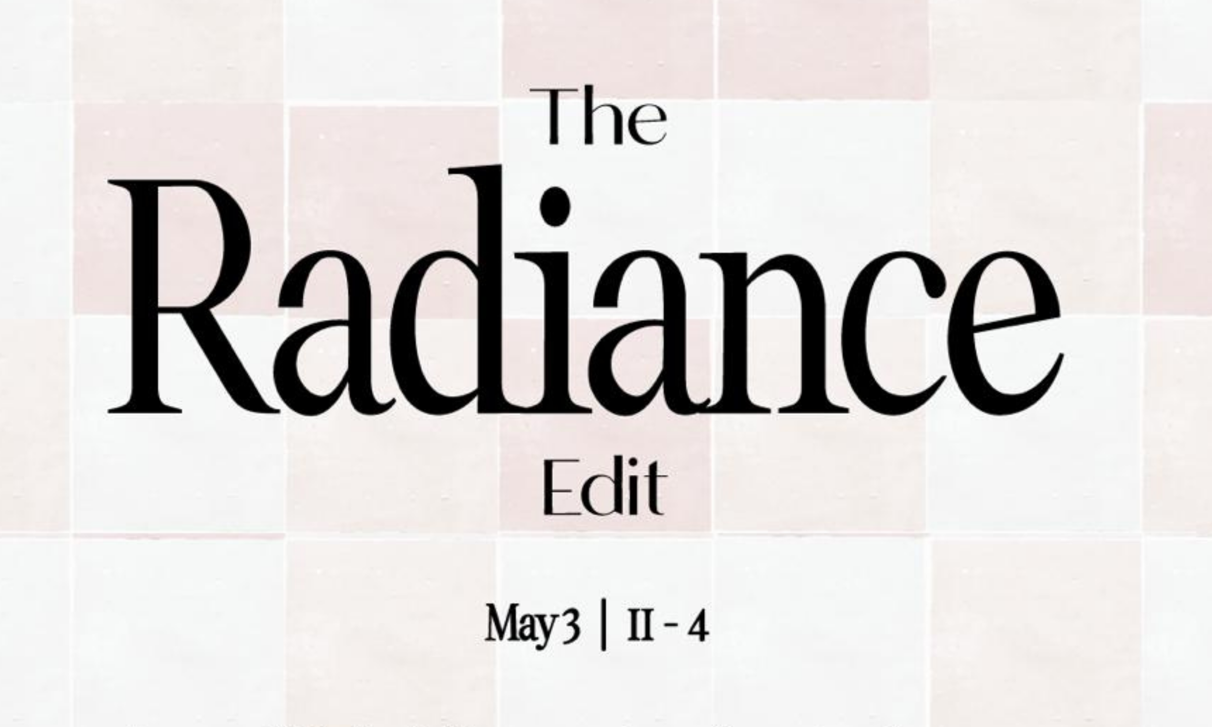 The Radiance Edit 