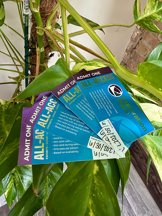 Four All-Access Passes to Exploration Place