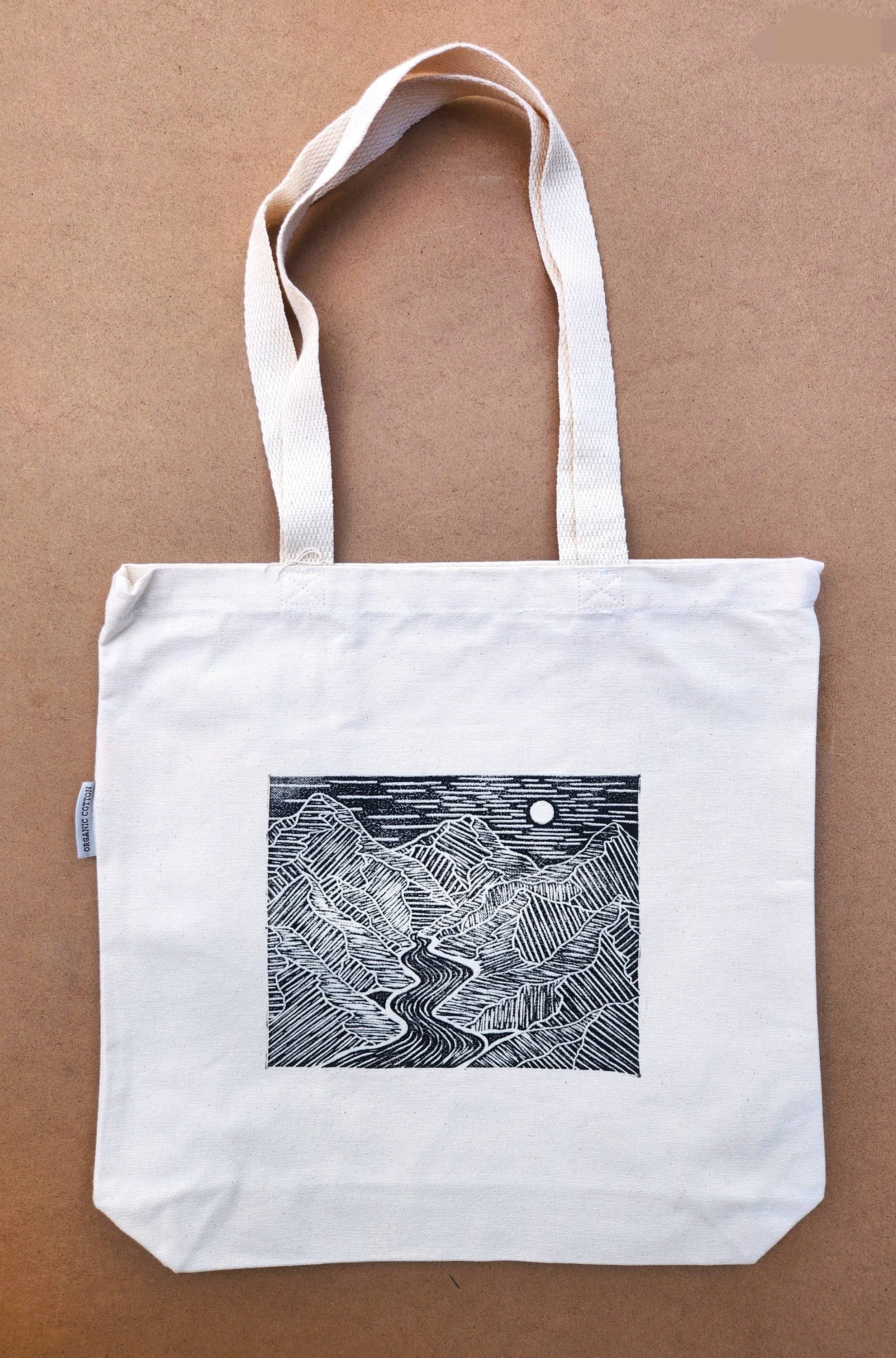 Eternal Mountains Canvas Tote Bag