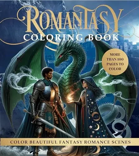 Romantasy Colouring Book