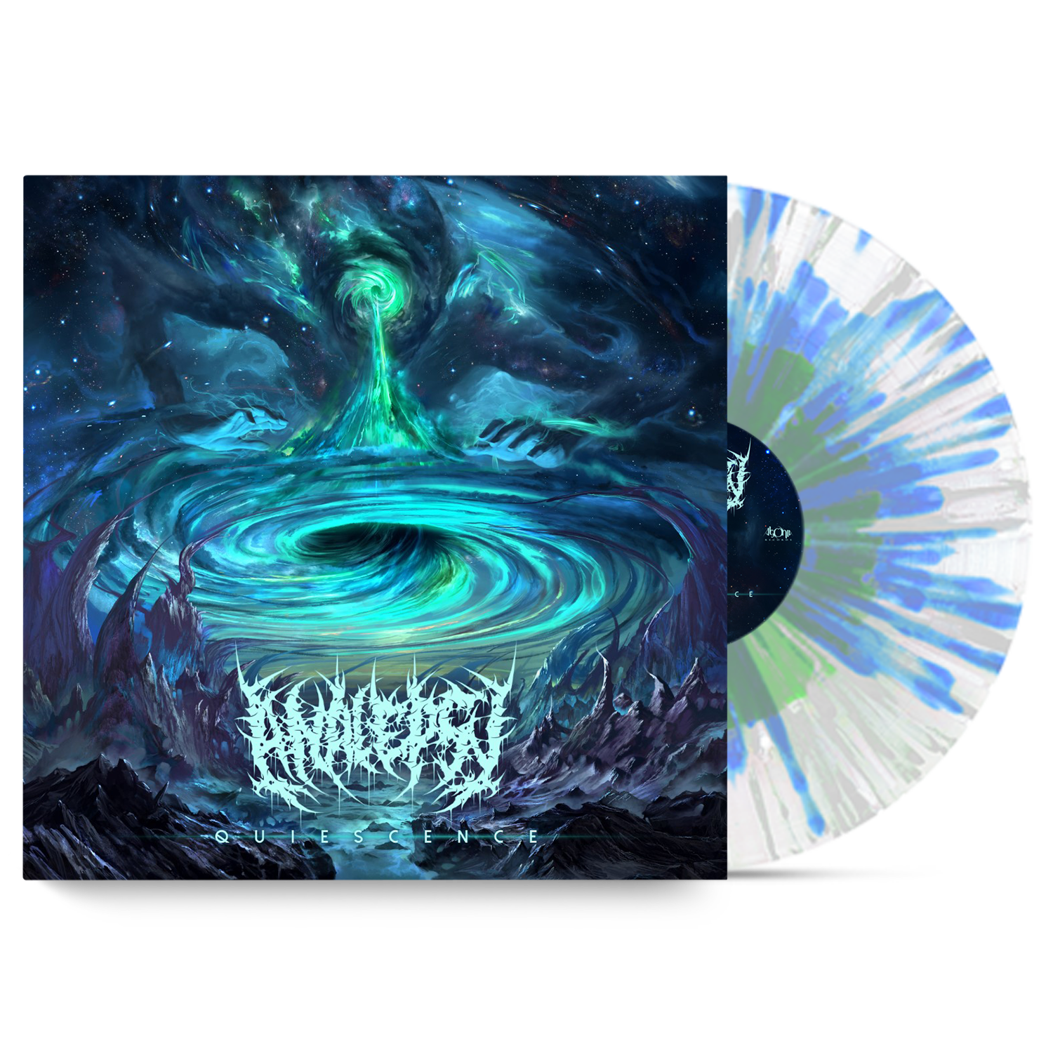 "Quiescence" Transparent w/ Green 12" LP