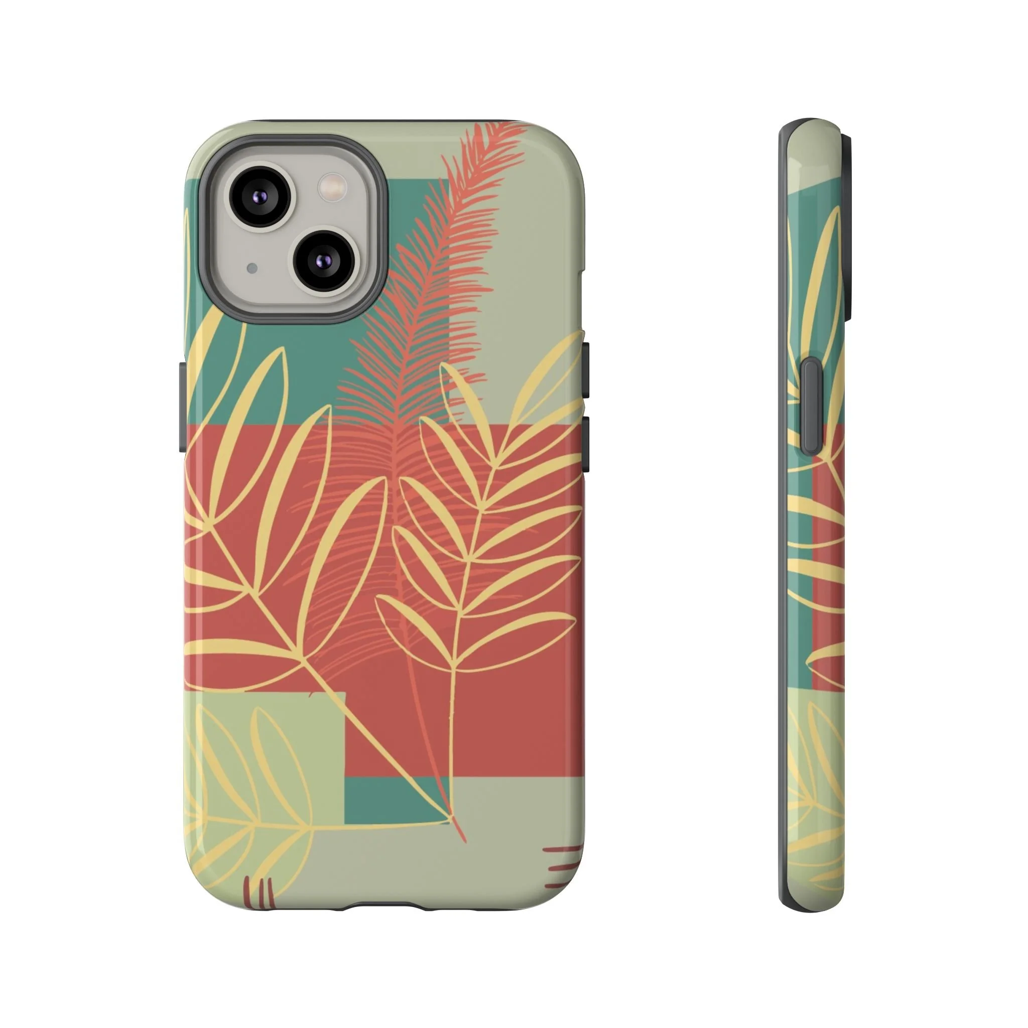 Retro Botanical Tough Phone Case