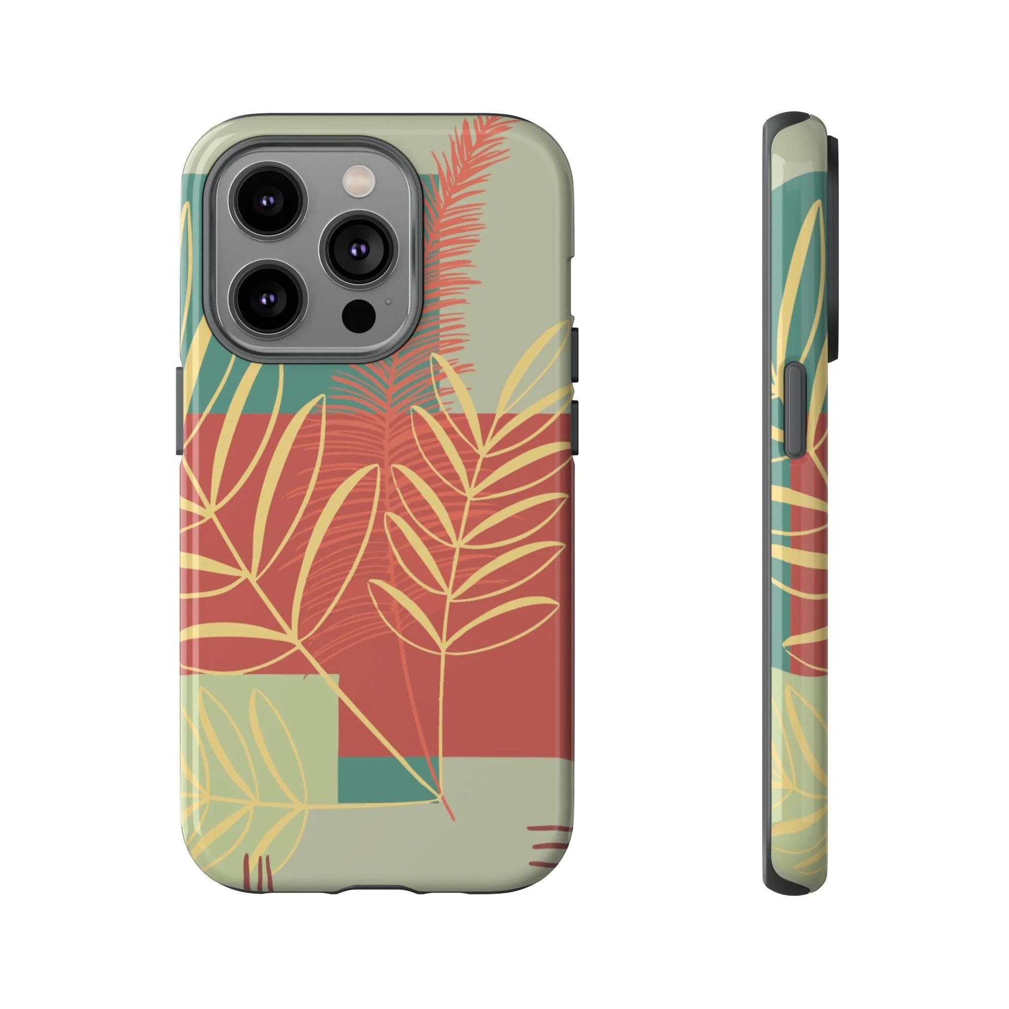 Retro Botanical Tough Phone Case