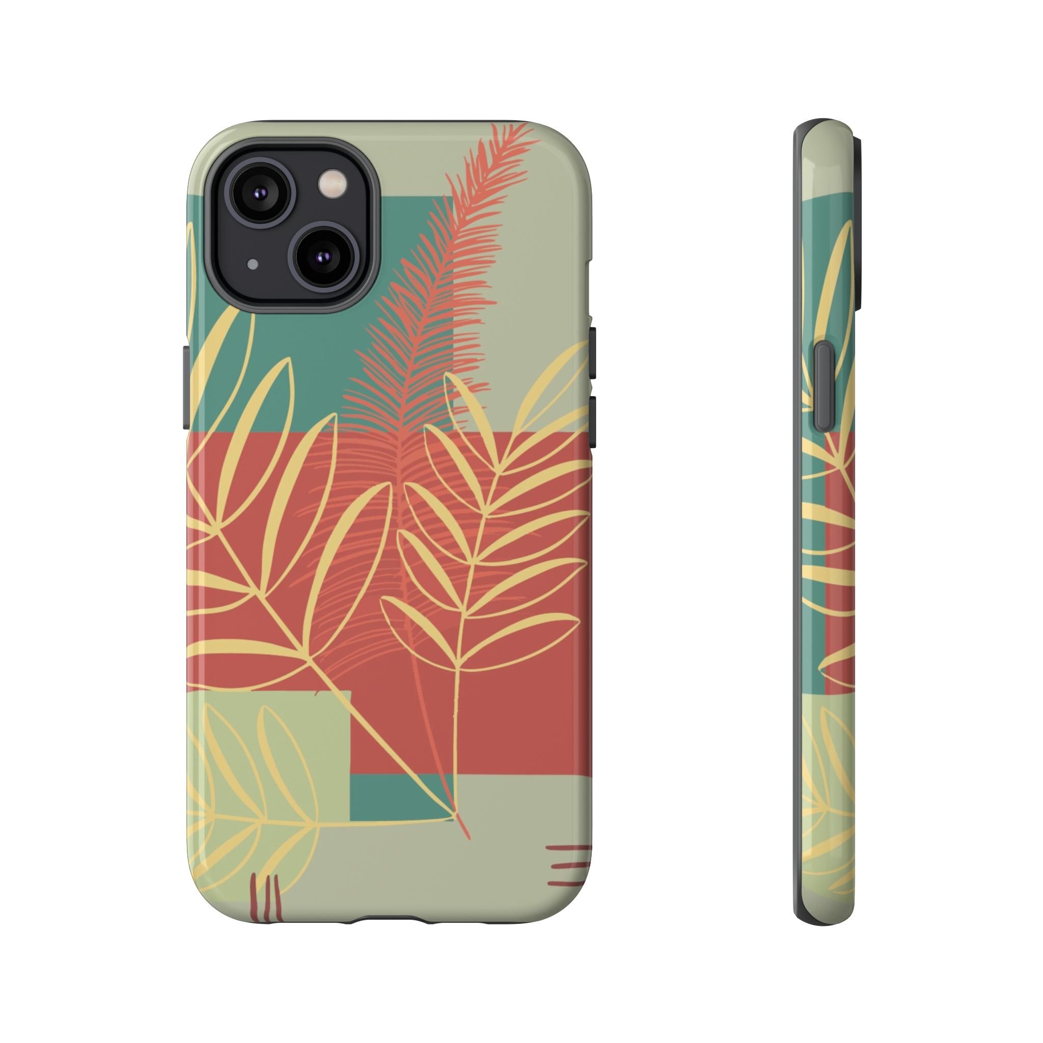 Retro Botanical Tough Phone Case