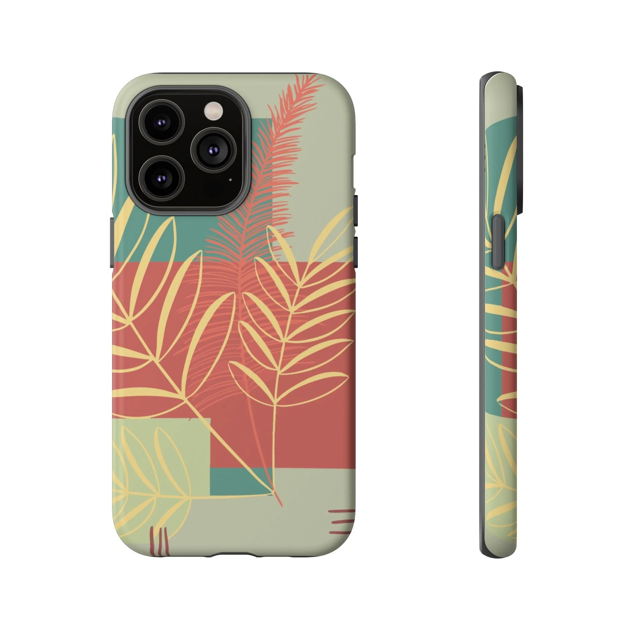 Retro Botanical Tough Phone Case