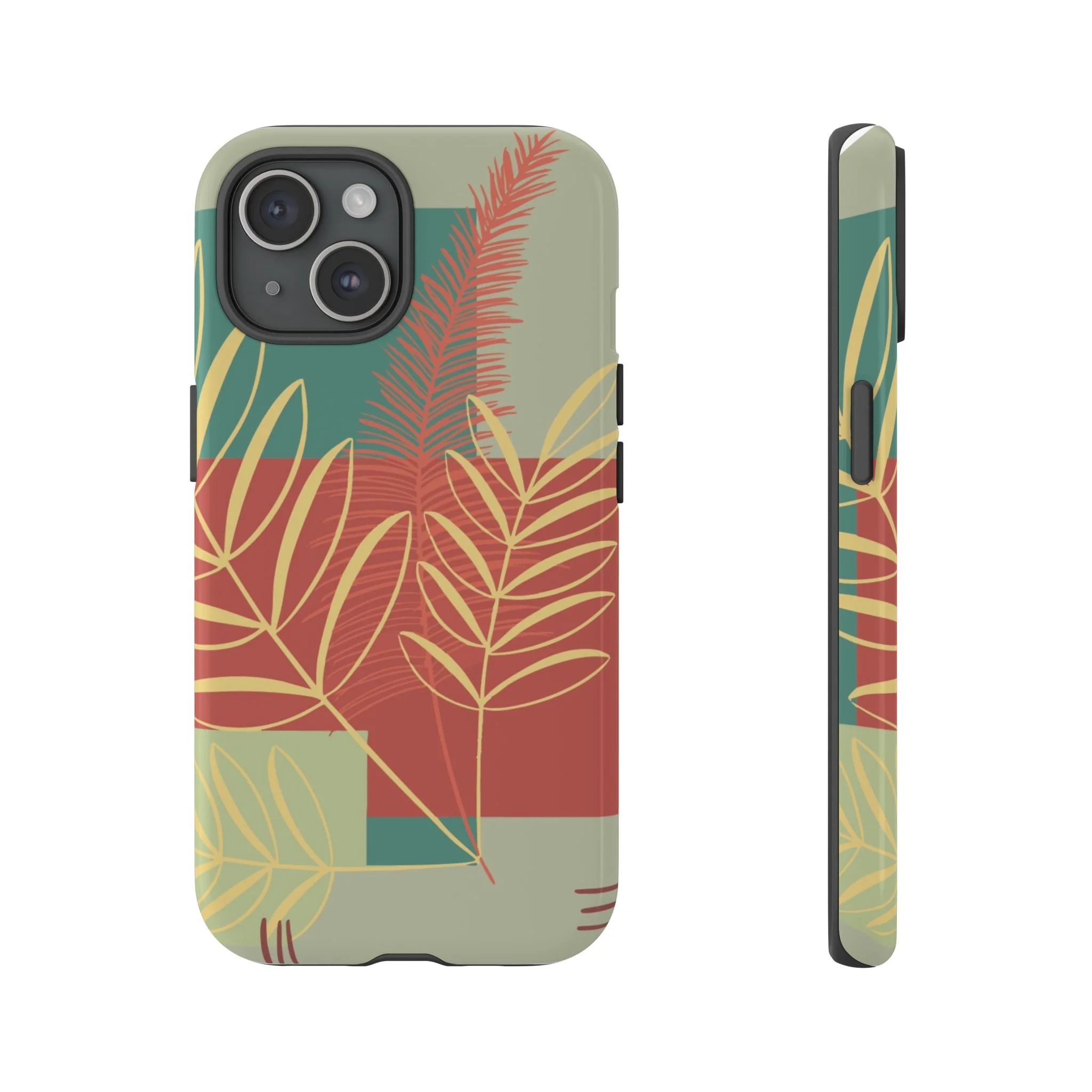 Retro Botanical Tough Phone Case