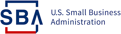 U.S. Small Business Administration logo with text.