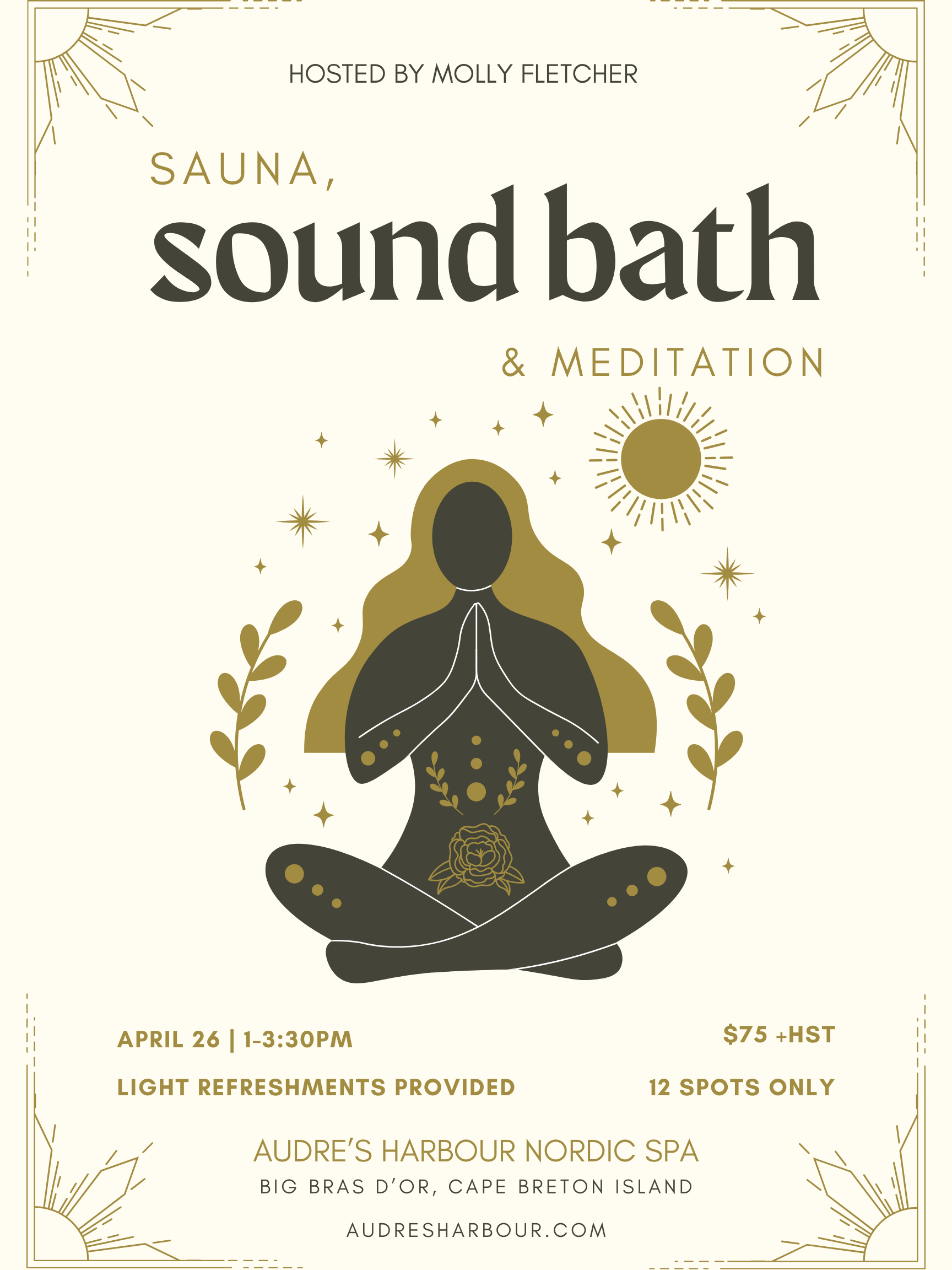 Sauna, Soundbath, & Meditation