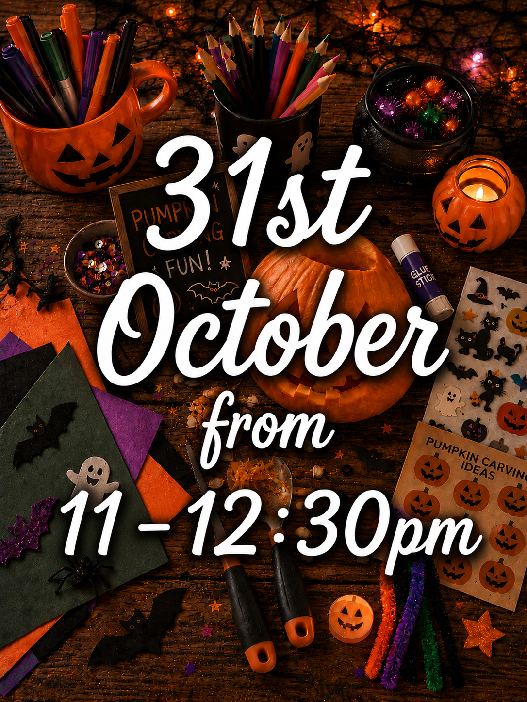 Little Makers SEND-Friendly Halloween Pumpkin Carving Workshop