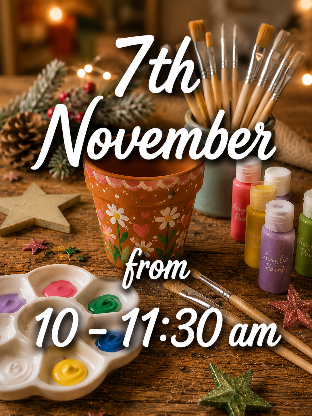 Little Makers Terracotta Pot Painting Workshop