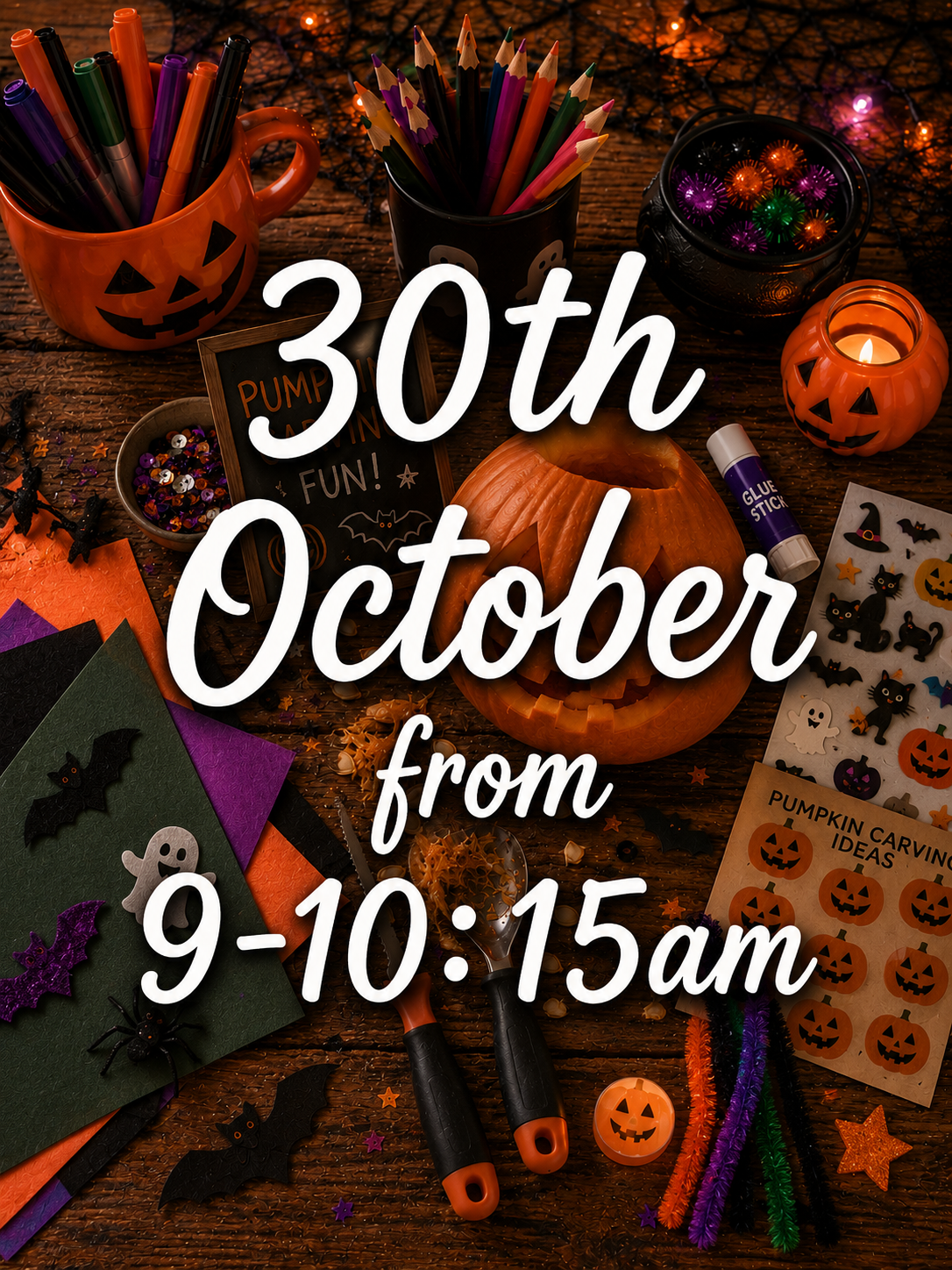 Little Makers Halloween Pumpkin Carving Workshop