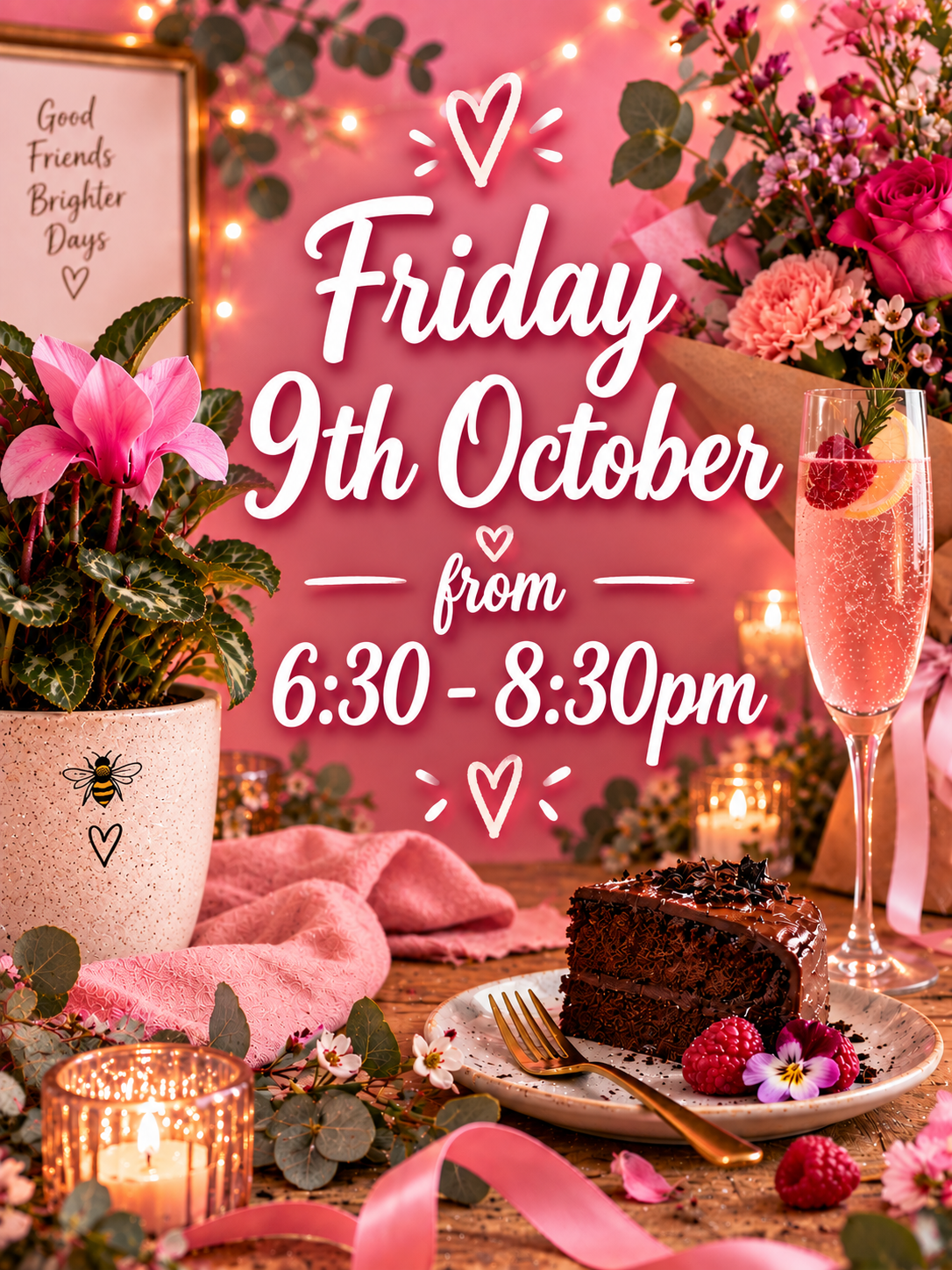 Friday Night Girls’ Club - 9th Oct 6:30pm