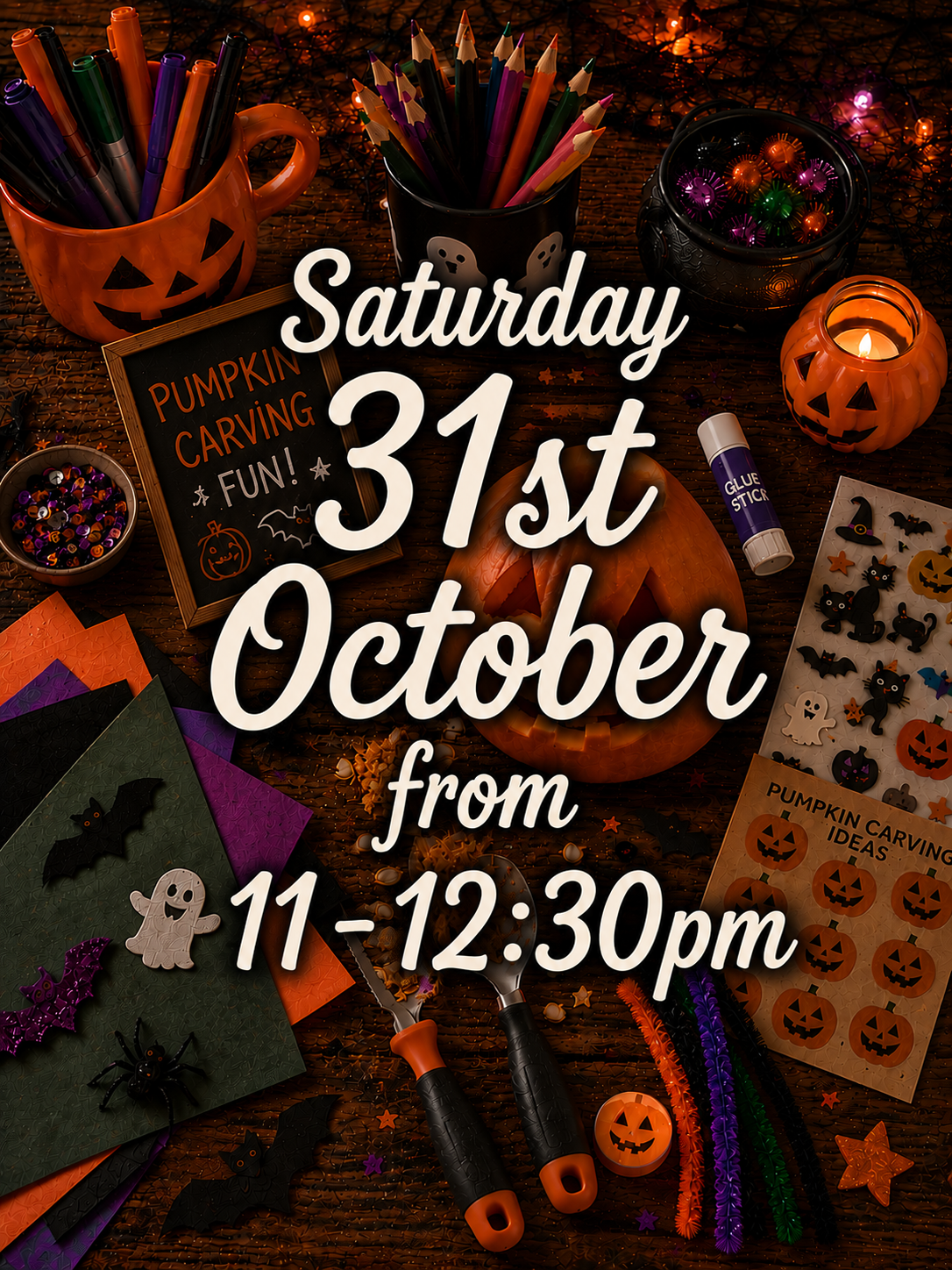 Little Makers SEND-Friendly Halloween Pumpkin Carving Workshop - 31st Oct 11am