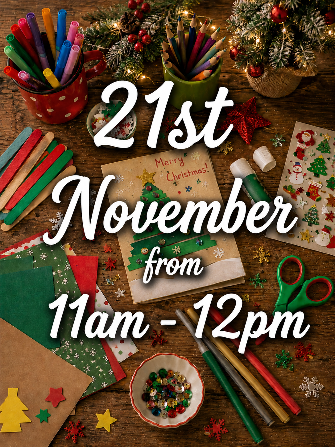 Little Makers Christmas Card Workshop