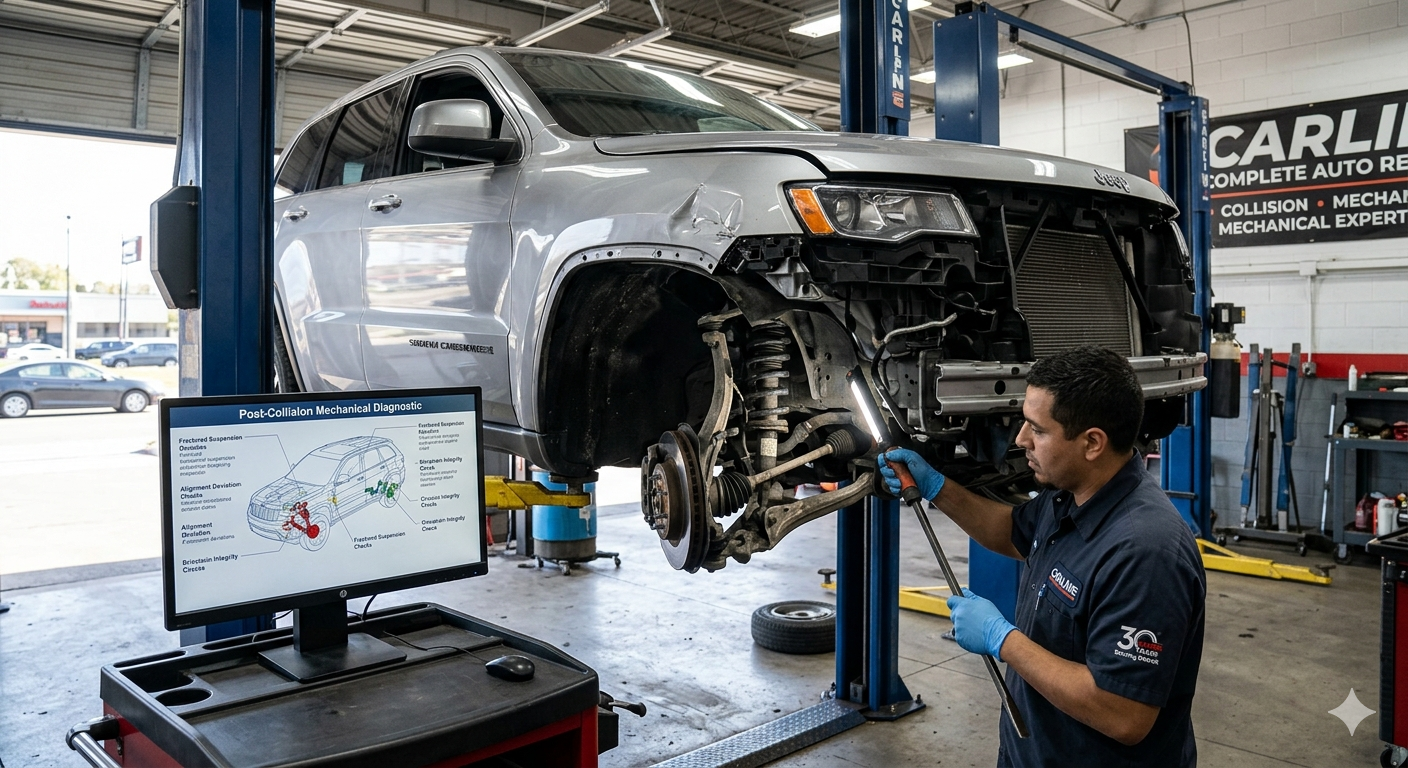 Beyond the Bumper: The Hidden Front-End Mechanical Damage After a Collision