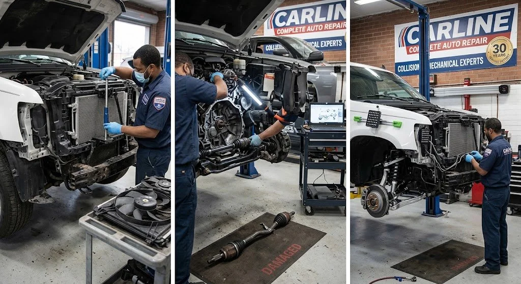Heavy Front-Clip Repair: Rebuilding Radiators, Axles &amp; Structural Frame Damage