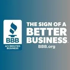BBB logo with text 'The Sign of a Better Business' and BBB.org