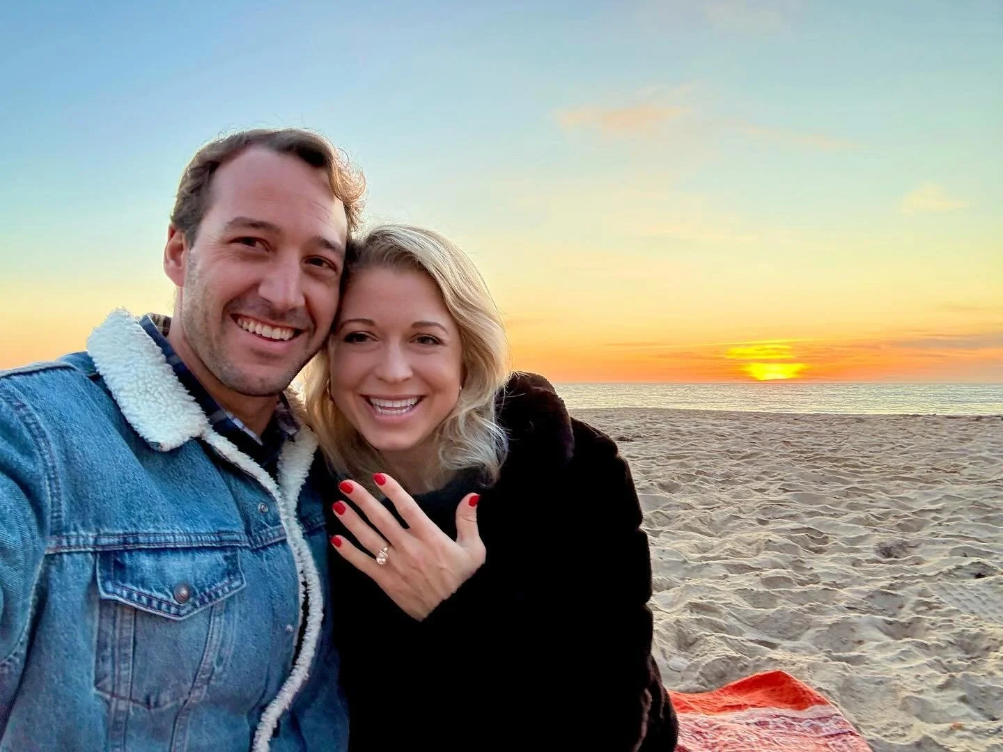 Creating the engagement ring for my dear friend and his fianc&eacute; was a great honor. A pear-shaped 2-carat diamond, set in 14k gold, made with care and gratitude for two genuine people. Wishing them all the love and joy in the world as they begin