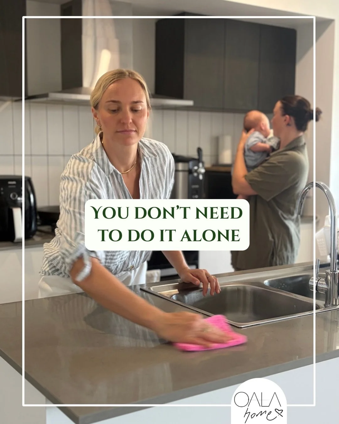 You don&rsquo;t have to do it alone 🤍

Oala Home was created to support busy, new &amp; expecting families through times that can feel overwhelming, full and heavy.

From home resets and organisation to nursery preparation and hands-on support, my g