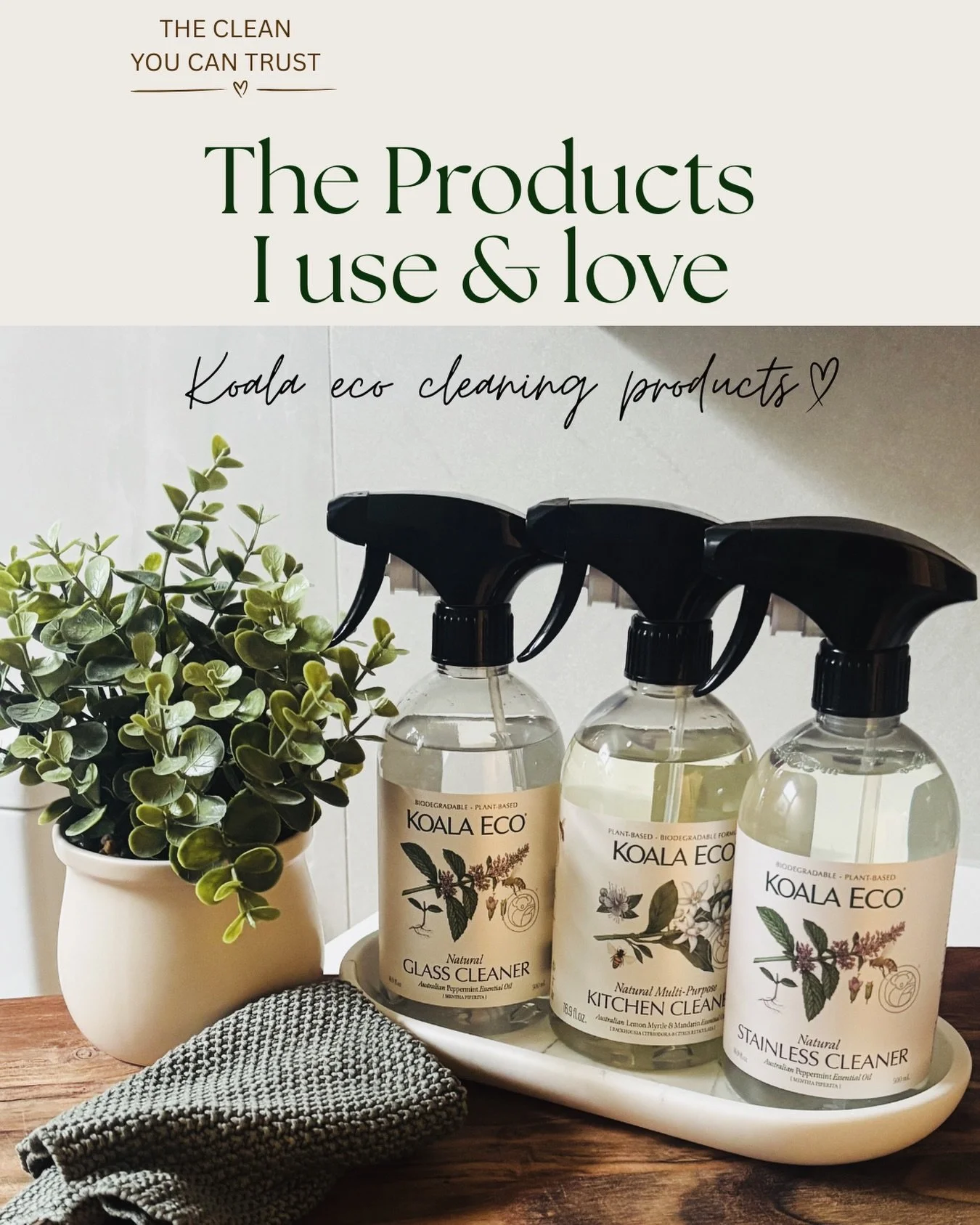 I love using Koala Eco products in my clients&rsquo; homes 🤍

They&rsquo;re plant based, smell amazing and are free from harsh chemicals, which is especially important when there are little ones around. Creating a clean, fresh home while being mindf