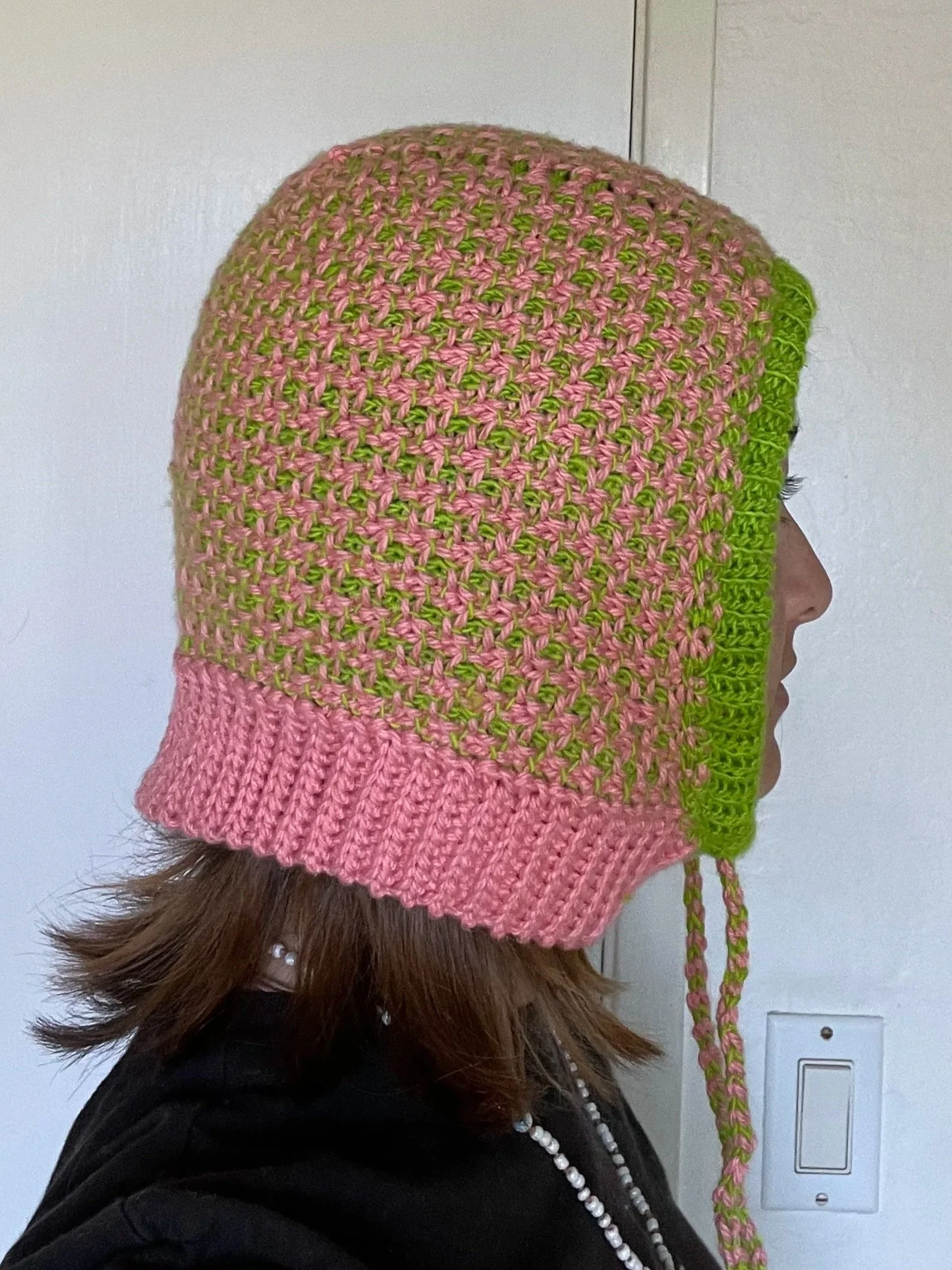 crocheted balaclava