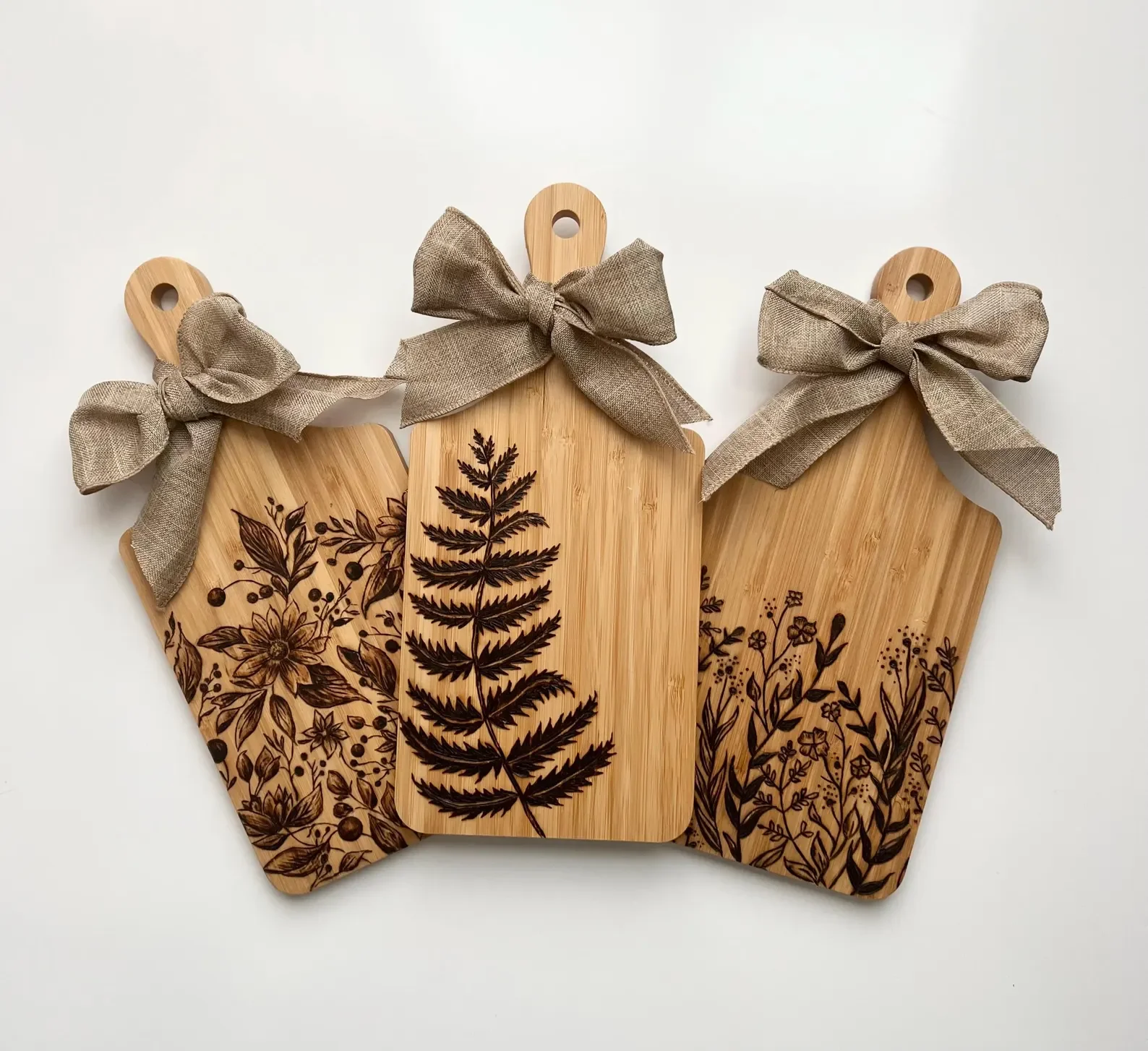 Wood Burned Charcuterie Boards