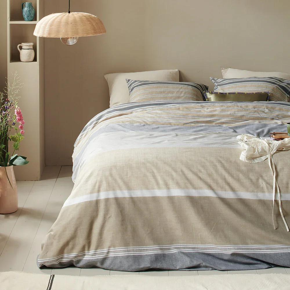 JO&ME MOCKTAIL STRIPED DUVET COVER