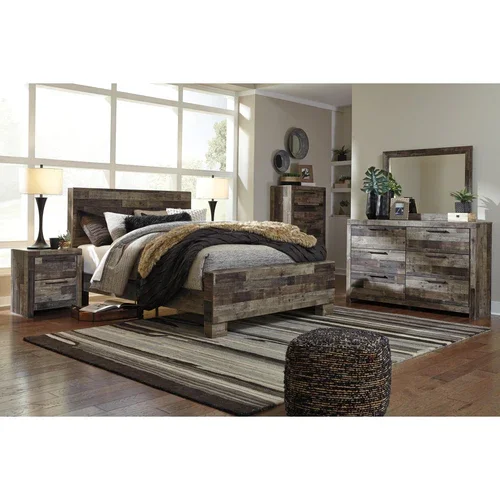 Derekson  6 pc Queen Panel Bedroom Set